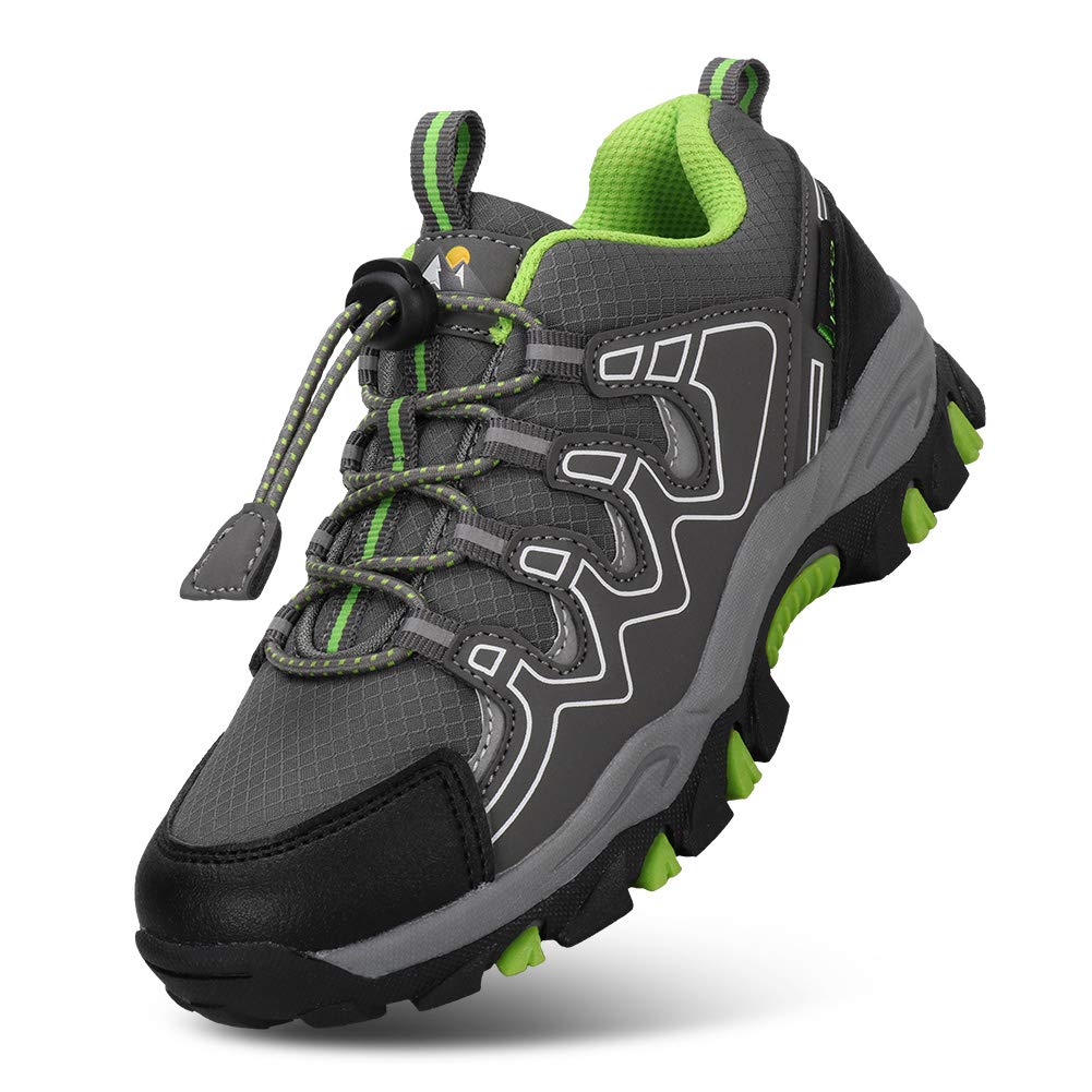 UOVO Boys Sneakers - Waterproof Kids Running Shoes for Tennis & Hiking | Slip-Resistant Outdoor Athletic Shoes for Little & Big Boys | Perfect for School, Sports & Playtime