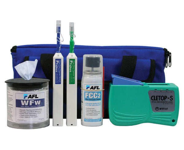MPO/MTP Fiber Optic Cleaning Kit - Cletop SB, LC/SC/ST One-Click Cleaners with Cleaning Fluid & Fiber Wipes | Perfect for Data Centers, Telecom Networks & Home Fiber Internet Maintenance