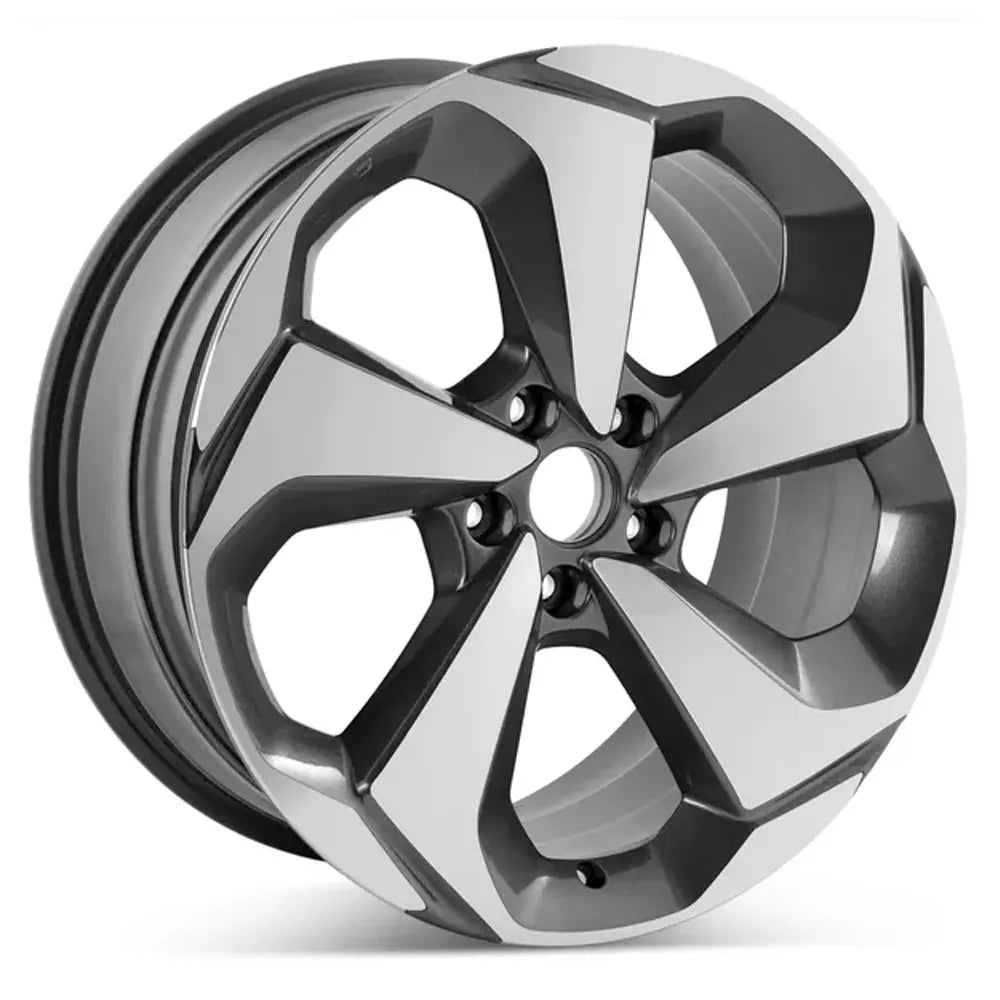 19 Inch Honda Accord Wheel Replacement - Machined Gray Replica Rim 64126 42800TVCAA2 | Perfect for Car Upgrades, Custom Builds & Spare Tire Replacement