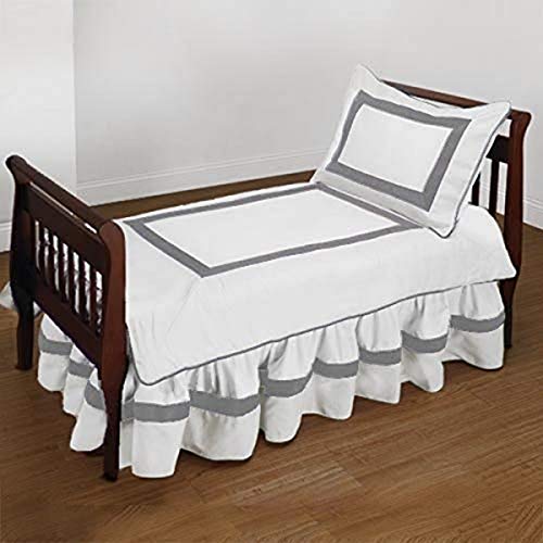 Classic II White Baby Doll & Toddler Bedding Set - Soft Crib Sheets, Pillow & Blanket for Nursery, Playroom & Pretend Play
