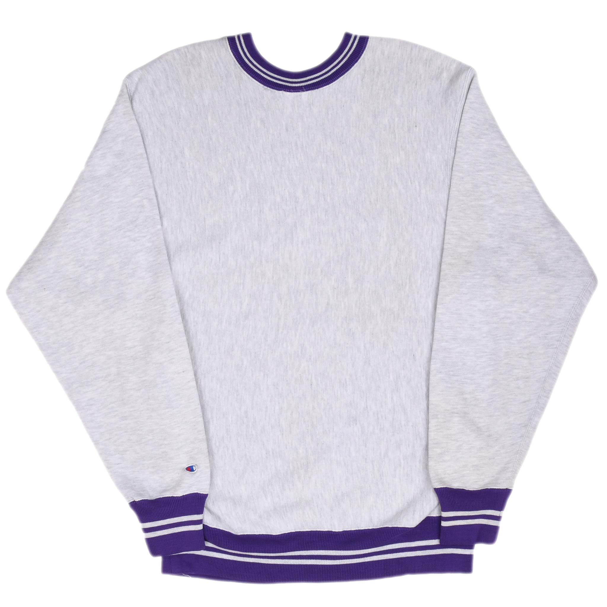 Vintage Champion Reverse Weave Spellout Grey Sweatshirt 1990s Large - Made in USA - Retro Streetwear for Men & Women - Perfect for Casual Outfits, Gym, and Lounge Wear