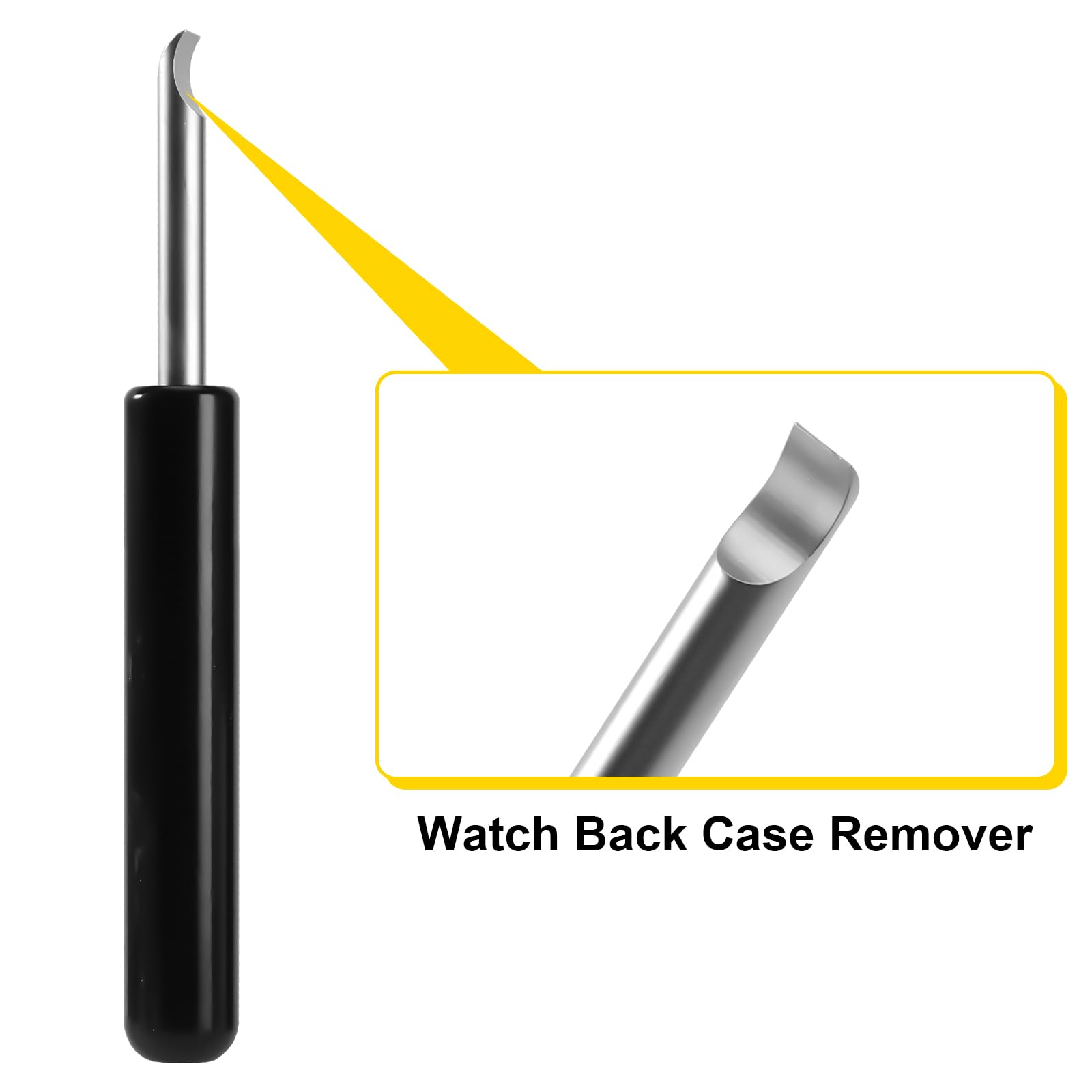 4 PCS Professional Watch Back Removal Tool Kit - Pry Watch Back Case Opener & Battery Replacement Set for Watch Repair - Perfect for Jewelers, Watchmakers & DIY Enthusiasts