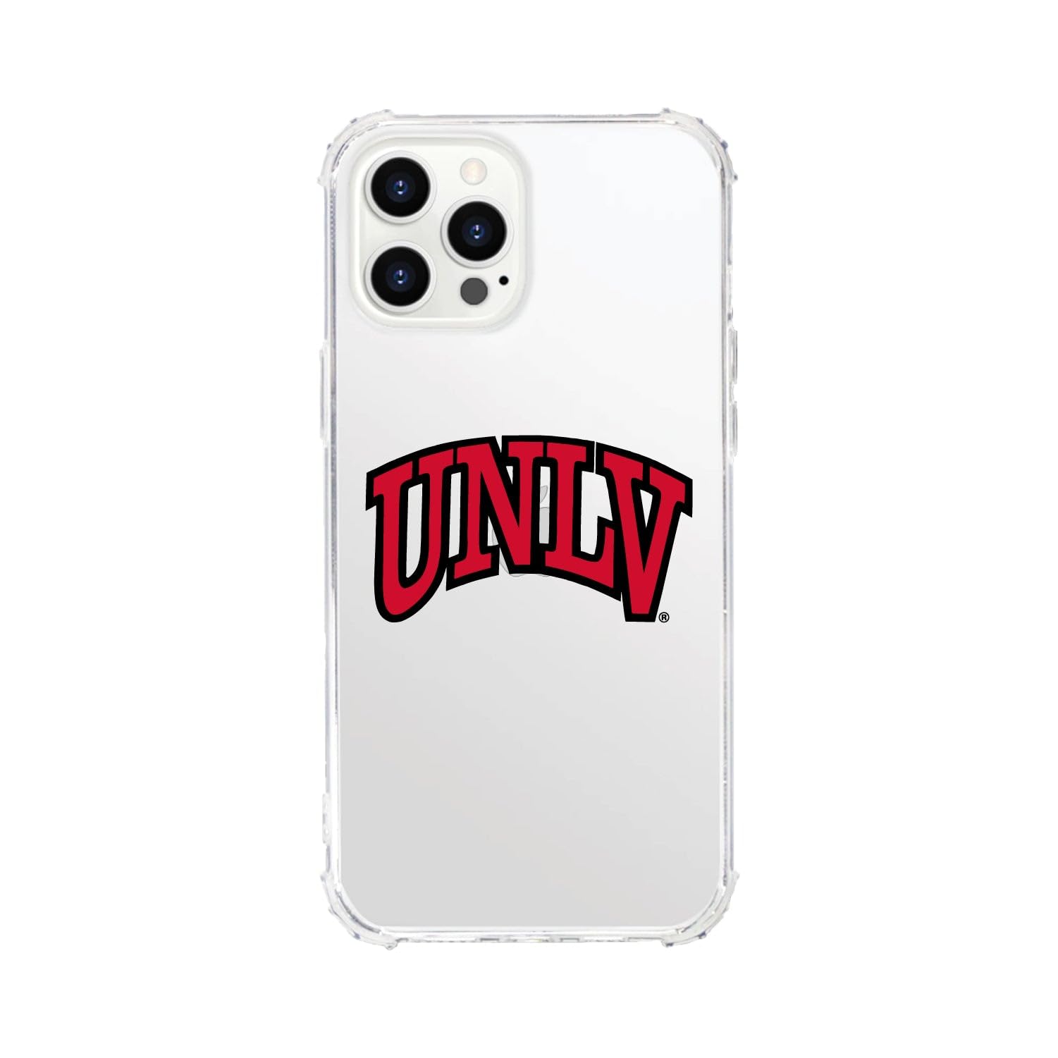 OTM Essentials Rugged Phone Case for iPhone 12/12 Pro - UNLV Themed Durable Protection with Classic White Design | Perfect for Students, Alumni & UNLV Fans