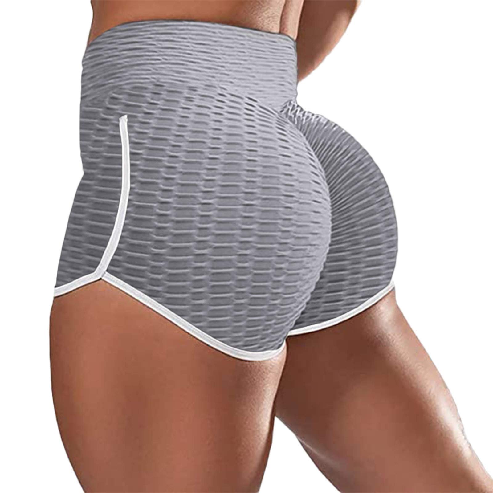 Women's High Waist Yoga Shorts - Booty Lifting Workout & Summer Wear