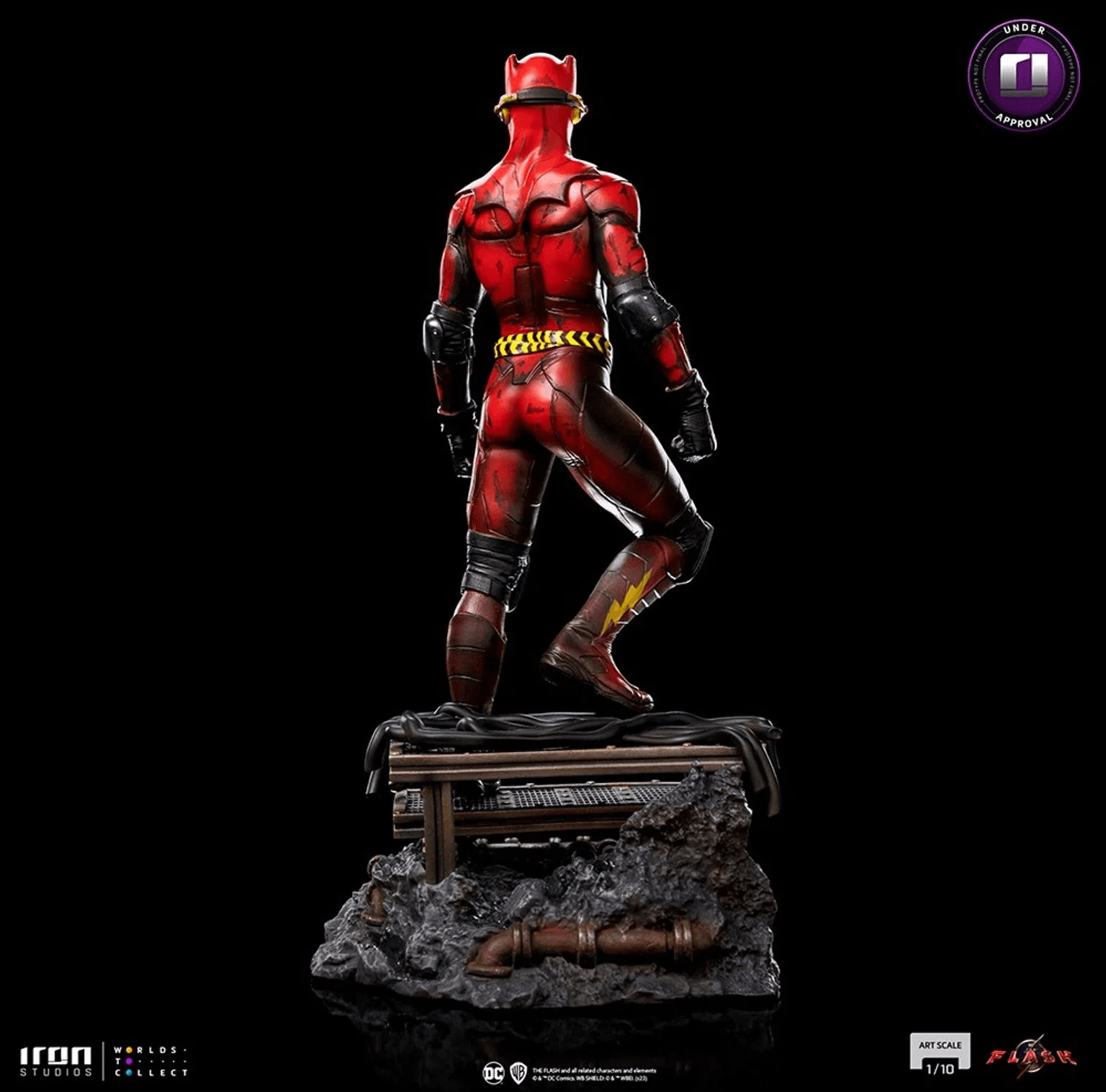 Iron Studios The Flash Movie Flash Alternate Version Art Scale 1/10 Statue - DC Comics Collectible Figure for Display & Home Decor