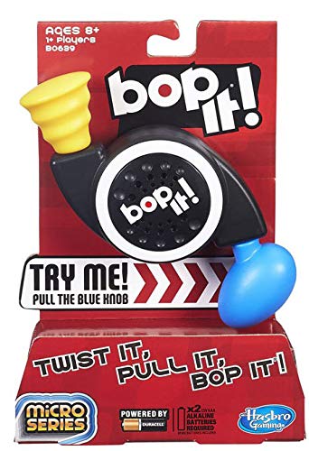 Simon Micro Series Game & Bop It Micro Series Game - 2-Pack Electronic Party Games for Kids & Adults - Perfect for Travel, Family Game Nights & Group Gatherings
