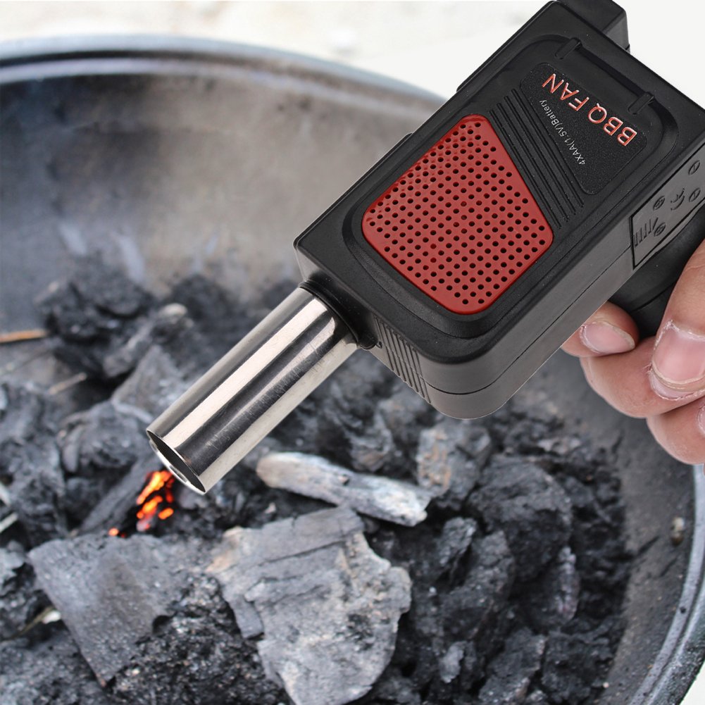Haofy Rechargeable Portable BBQ Grill Blower - Handheld Electric Air Fan & Fire Bellows Tool for Outdoor Cooking, Camping, Picnics | Perfect for Charcoal Grills, Bonfires, and Backyard Barbecues