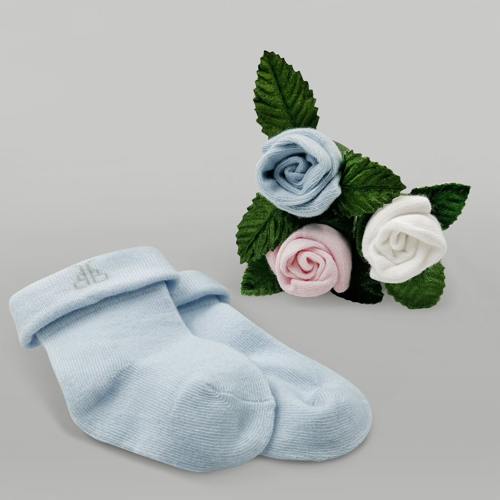 Personalized Baby Boy Gift Set with Little Blue Bunny - Newborn Baby Shower Present for Boys - Perfect for Birthdays, Christenings, and First Christmas Gifts