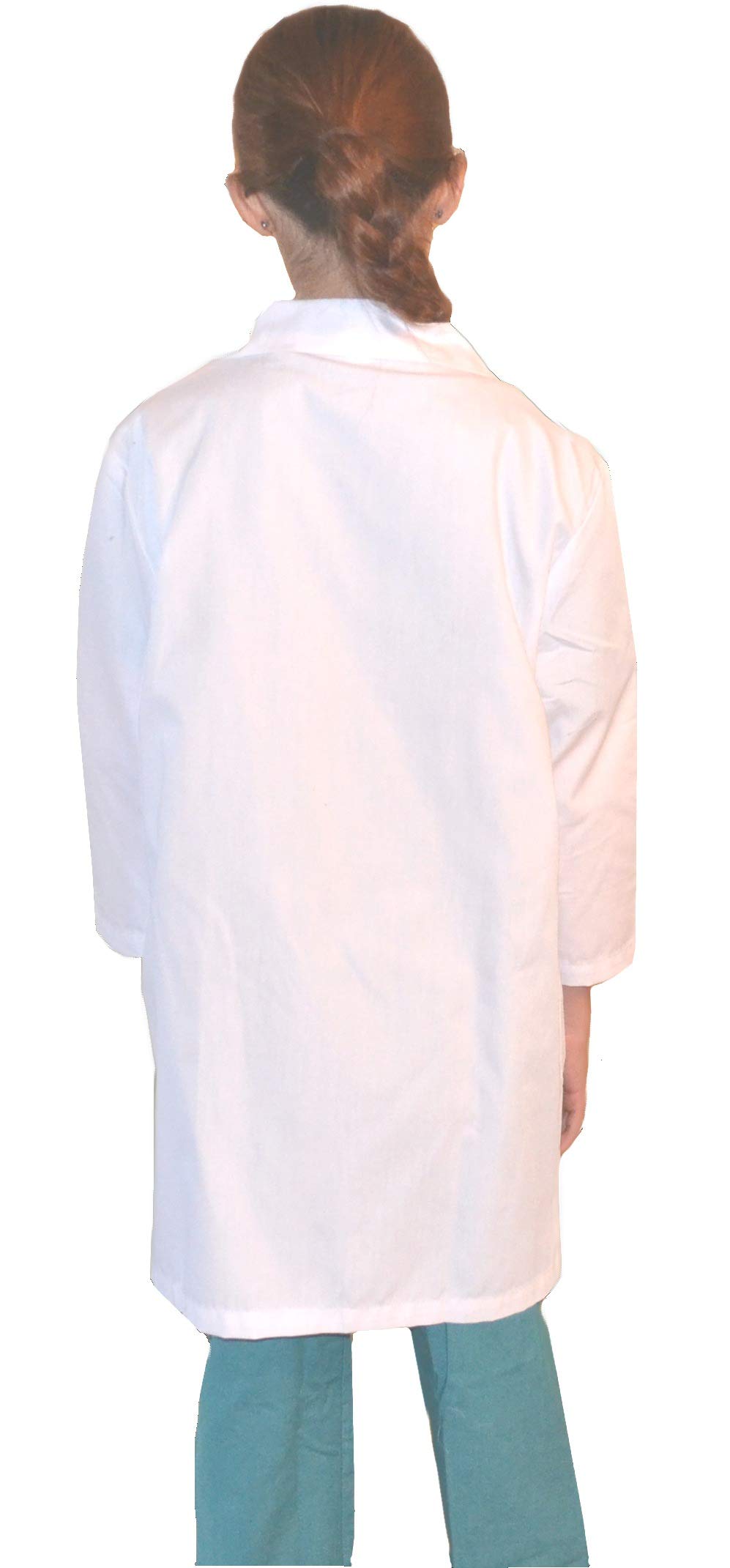 Kids Dentist Lab Coat - White Doctor Coat for Children Role Play & Pretend Play - Perfect for Halloween Costume, Career Day & Dress-Up Fun
