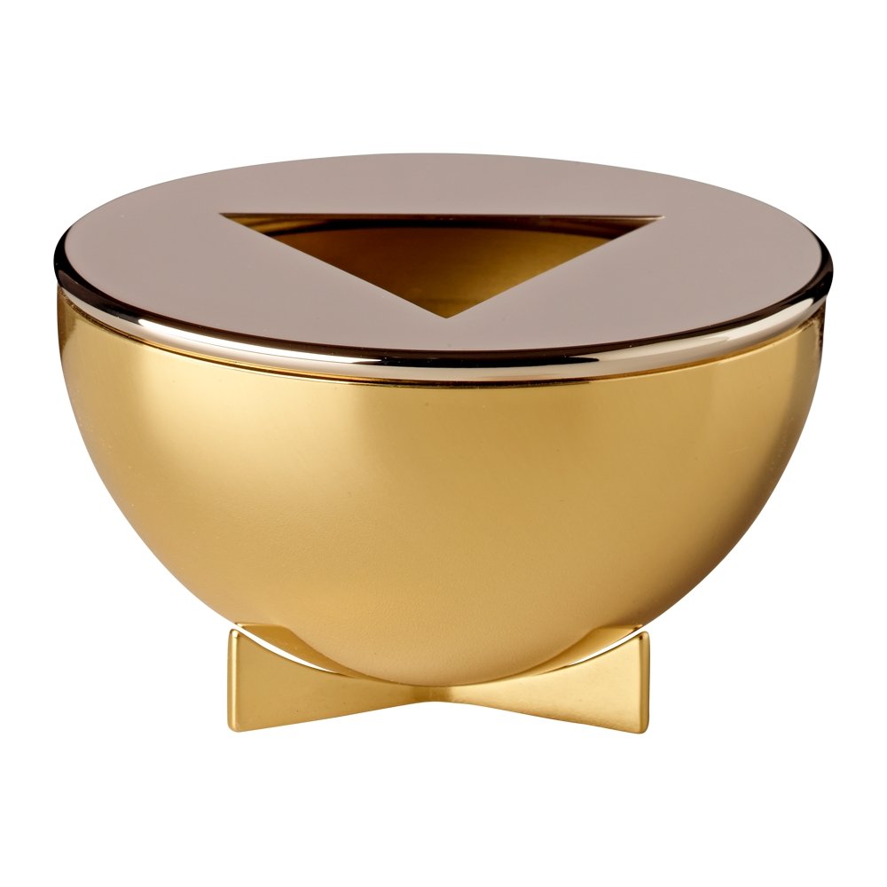 Marianne Brandt MB 24 E Modern Ashtray - Premium Metal Cigarette Tray for Home, Office & Outdoor Use