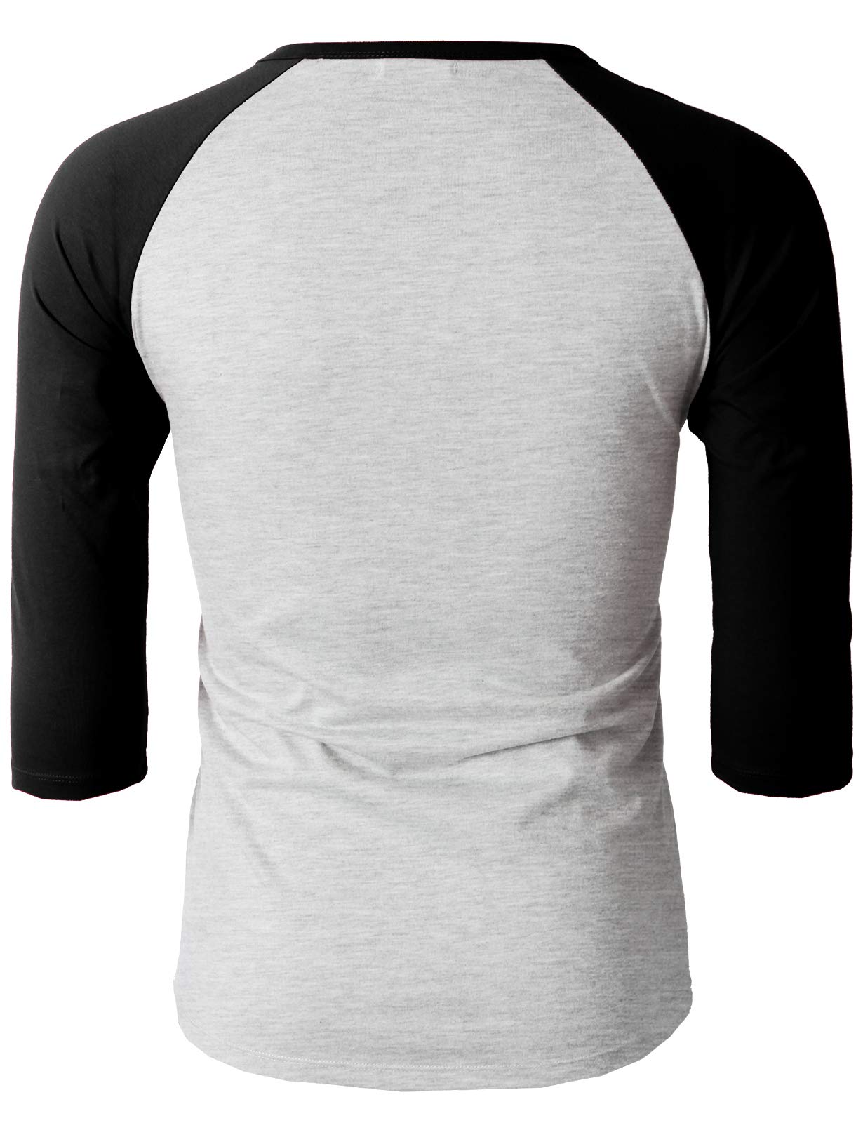 Men's Casual Slim Fit Henley T-Shirt - Raglan Long & 3/4 Sleeve Baseball Jersey Tee for Everyday Wear | Gym, Workout, Street Style Fashion