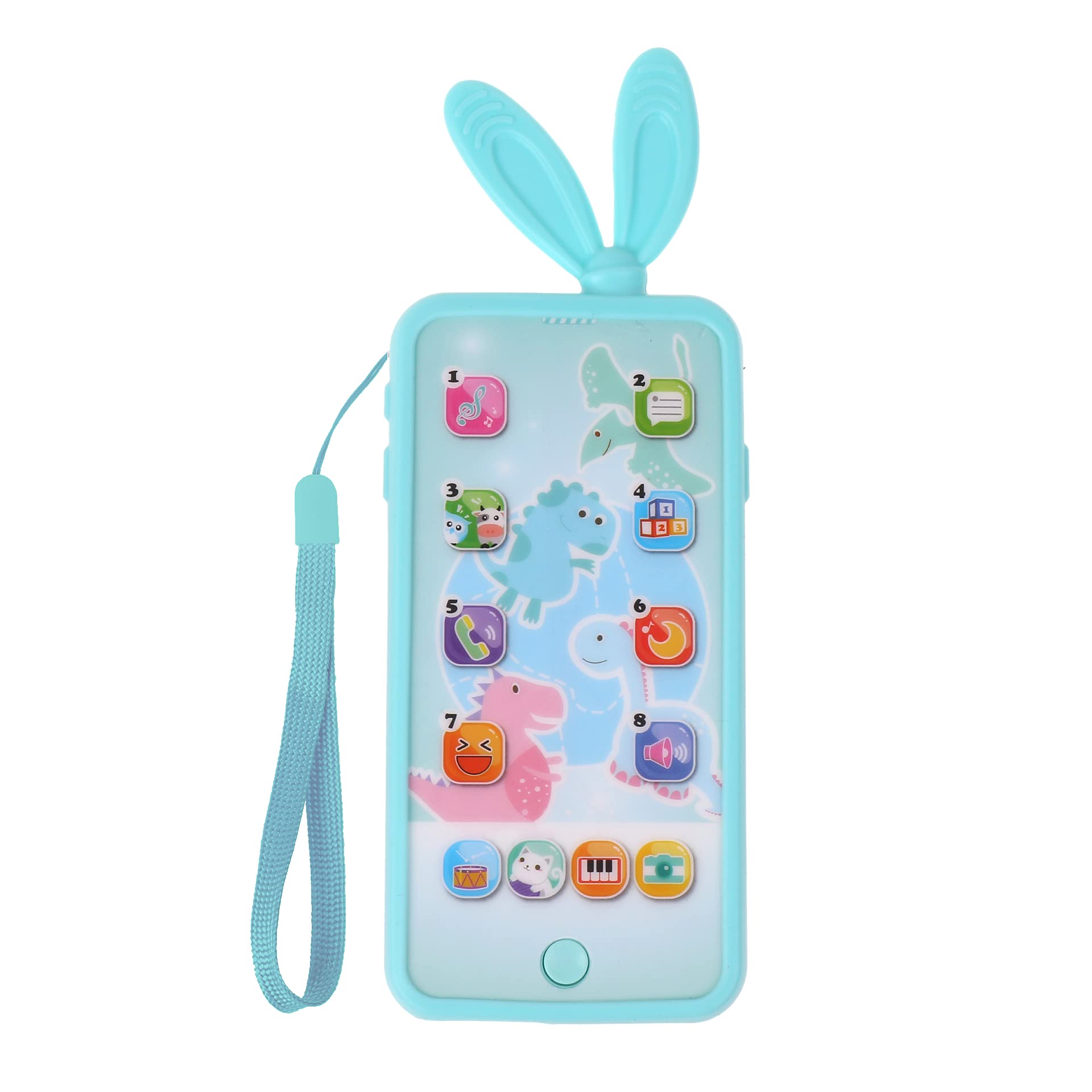KCWAYS Baby Toy Phone with Music & Lights - Educational Learning Toy Gift for 1-2 Year Olds - Perfect for Toddler Playtime & Early Development