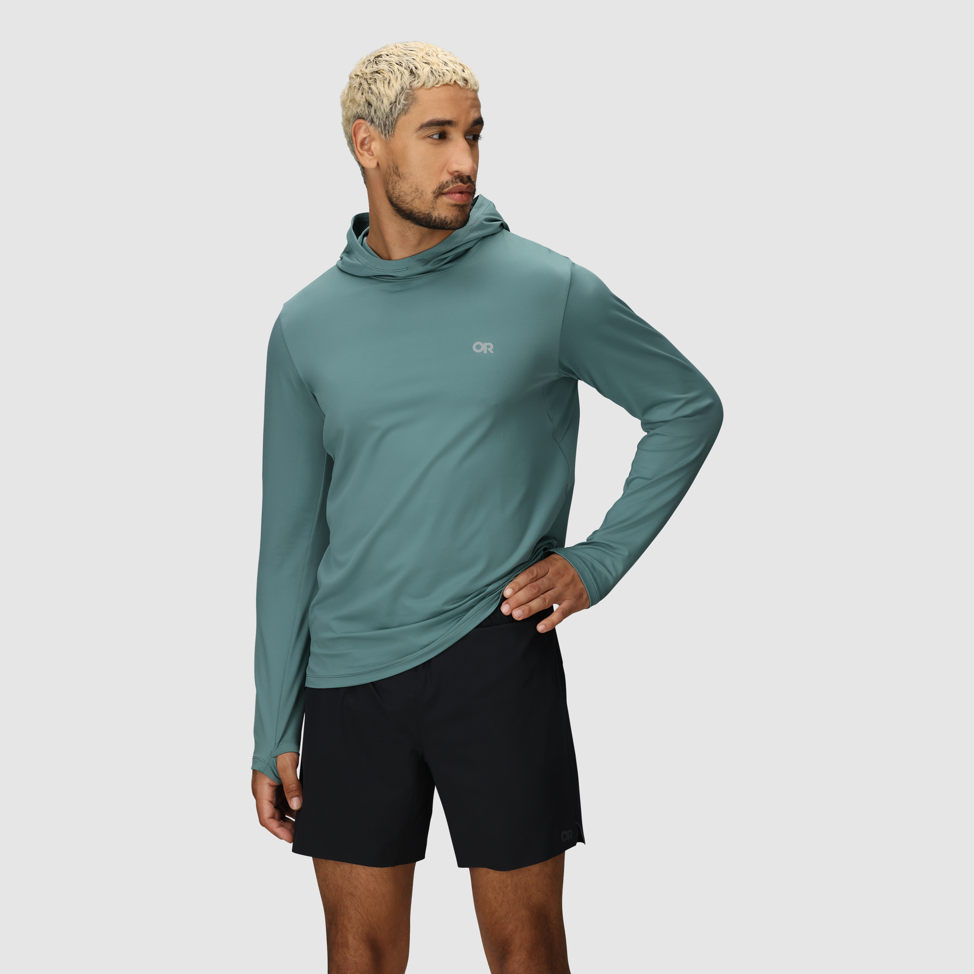 ActiveIce Spectrum Sun Hoodie for Men - UPF 50+ UV Protection, Lightweight & Breathable - Perfect for Hiking, Running, and Outdoor Activities