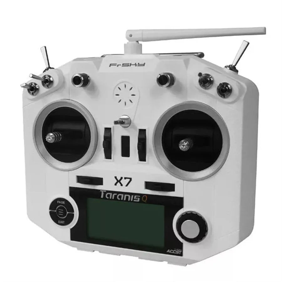 FrSky ACCST Taranis Q X7 2.4GHz 16CH Radio Transmitter with RX8R/XMPF3E/XSRF3E for RC Drones, Airplanes, and FPV Racing - Perfect for Hobbyists and Professionals