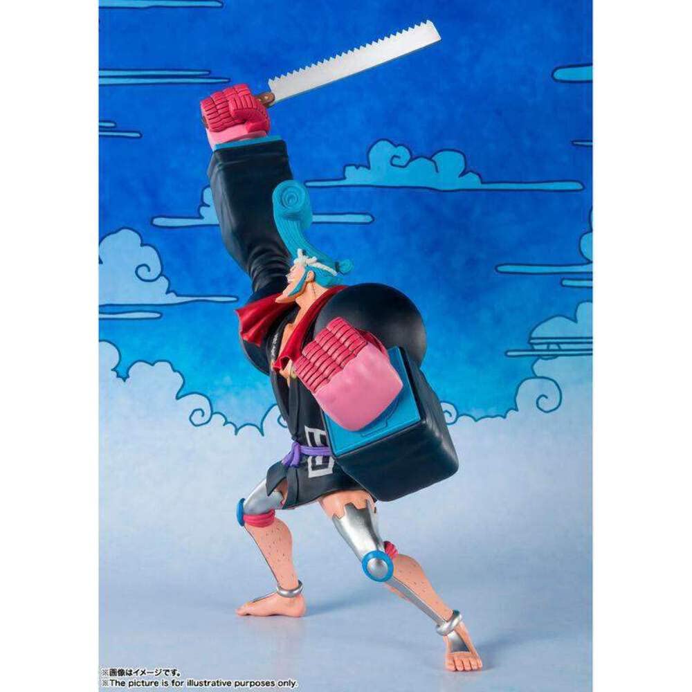 Bandai Spirits Figuarts Zero One Piece Franky Franosuke Action Figure - Anime Collectible for Fans, Display & Home Decor
