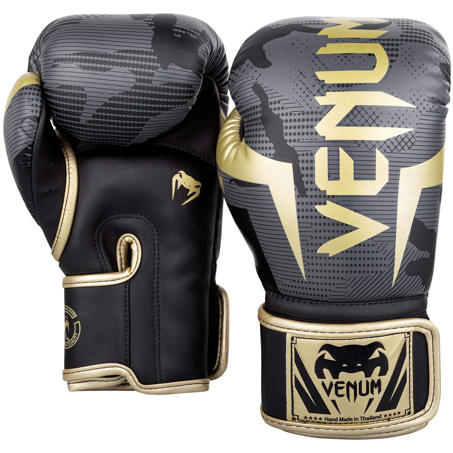 Venum Elite Boxing Gloves - Professional Training Gloves for MMA, Muay Thai & Kickboxing - Perfect for Sparring, Heavy Bag Work & Fitness Training