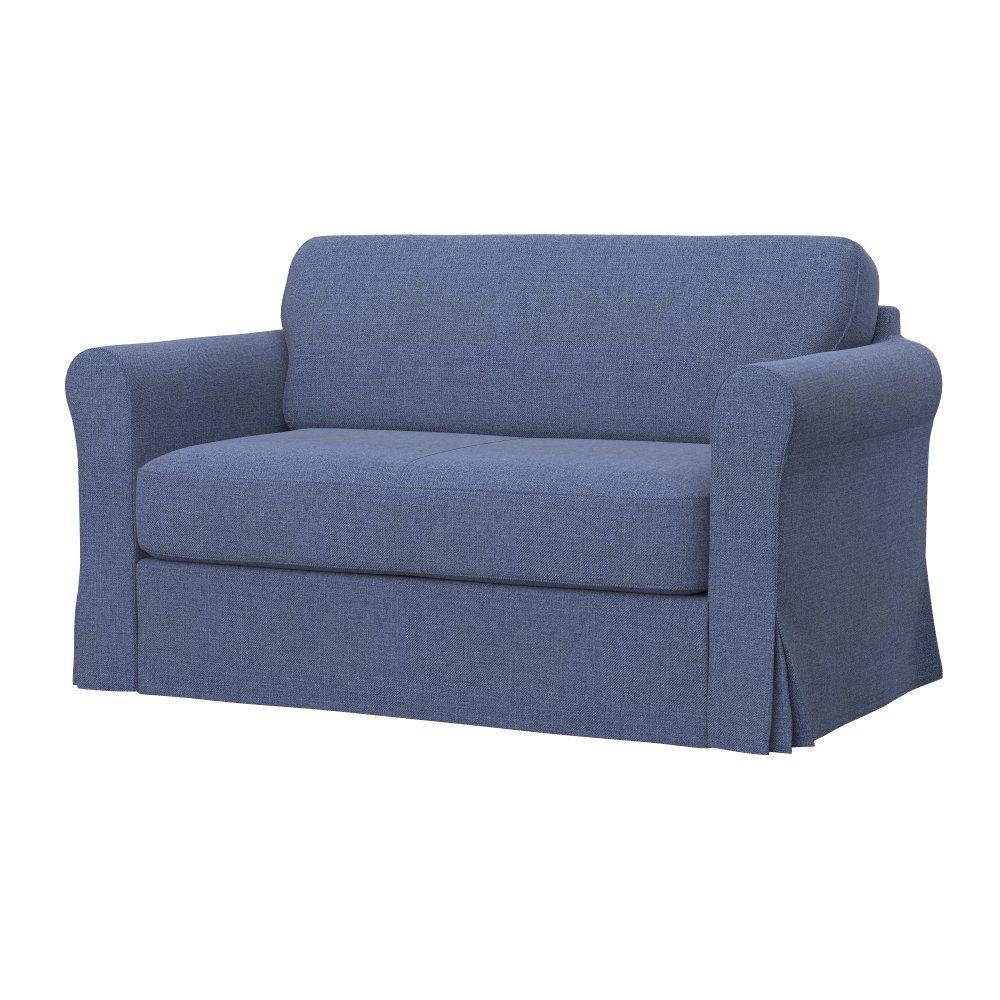 Hagalund Sofa Bed Replacement Cover - Natural Blue Fabric Slipcover | Perfect for Home, Office & Guest Room Furniture Protection