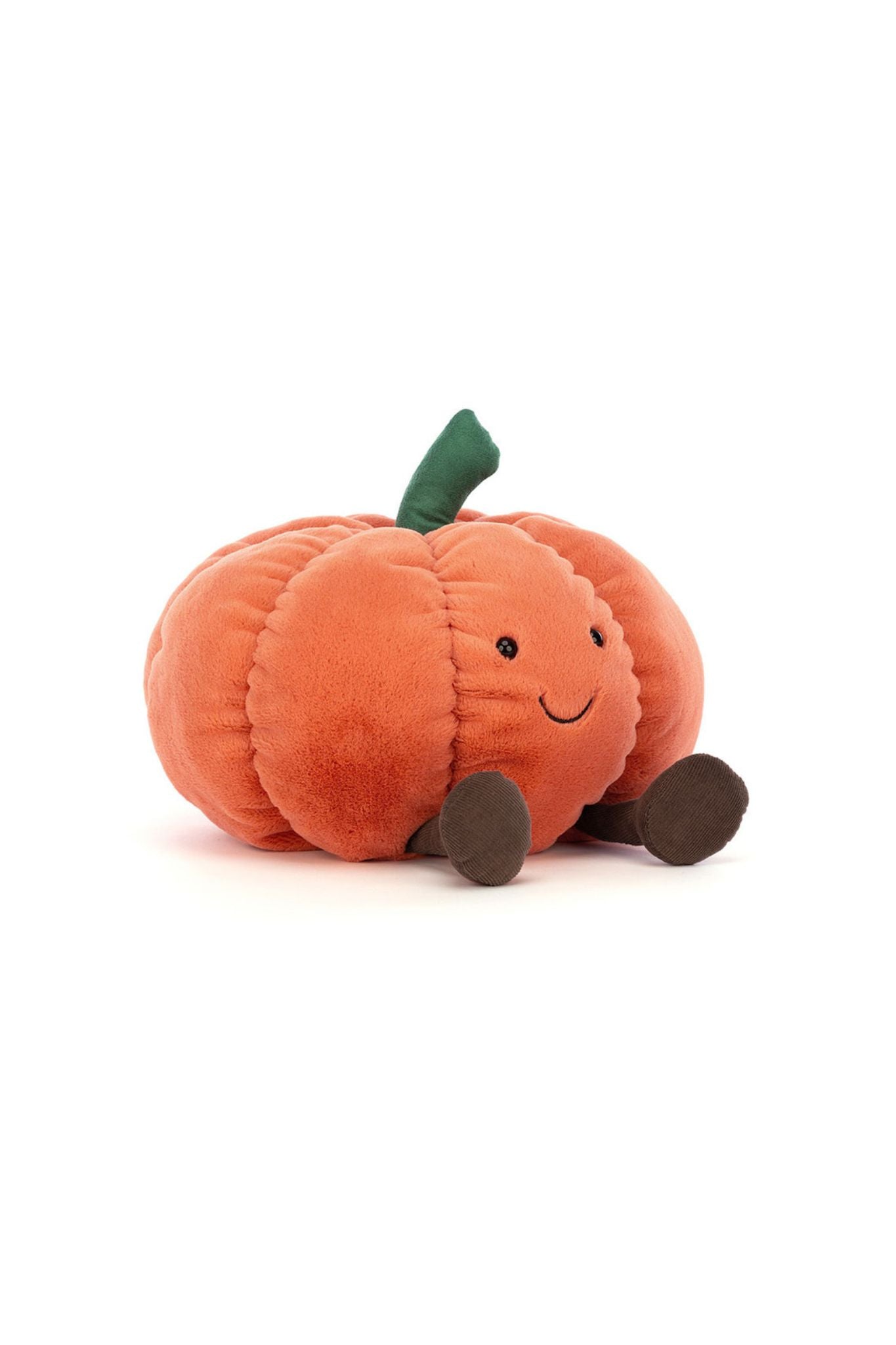 Jellycat Amuseables Pumpkin Plush Toy - Cute & Soft Stuffed Pumpkin for Kids, Halloween Decor, Gift Ideas
