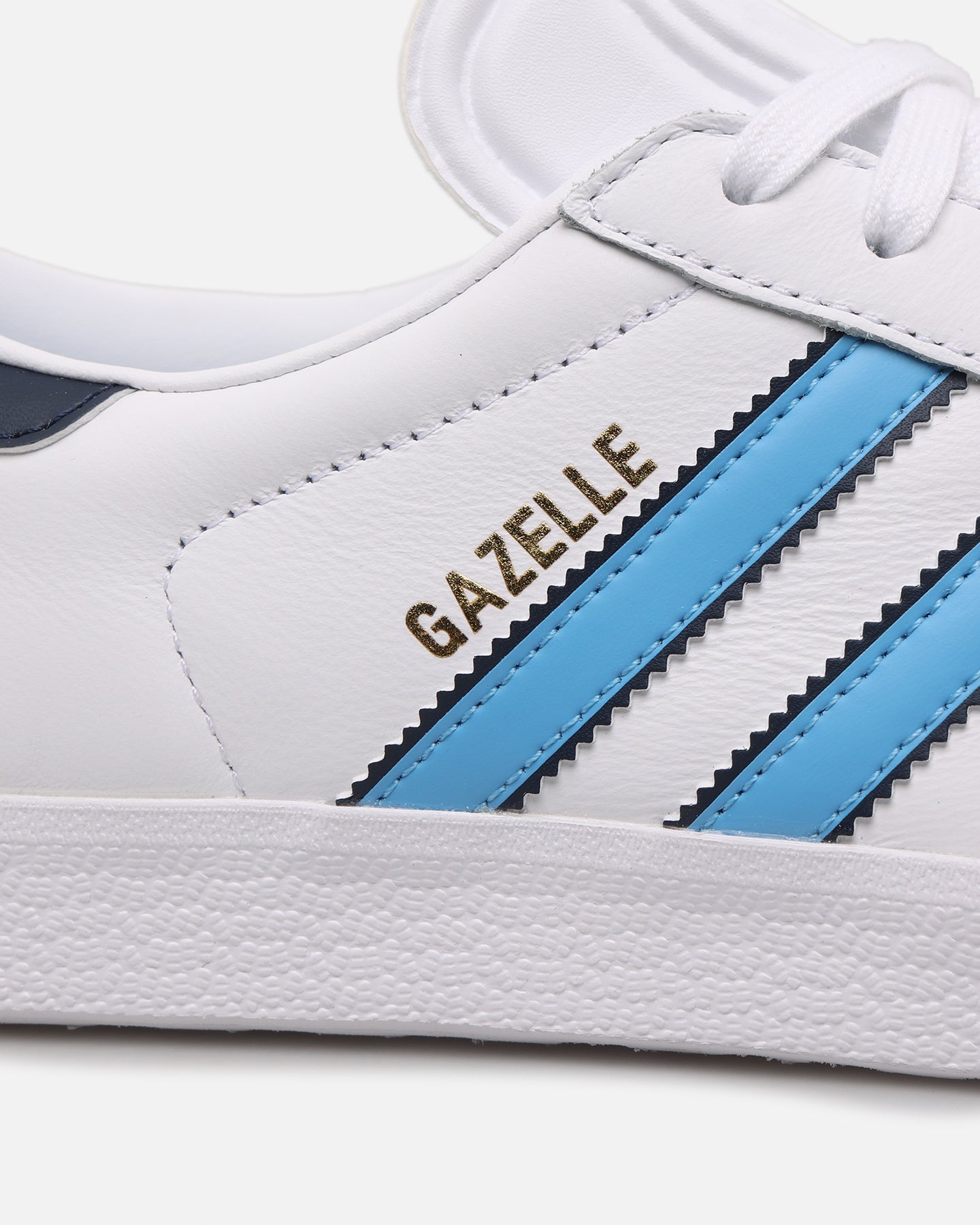 Adidas Gazelle Sneakers - White & Blue Classic Running Shoes for Men & Women | Comfortable Casual Wear for Gym, Workout & Daily Walking