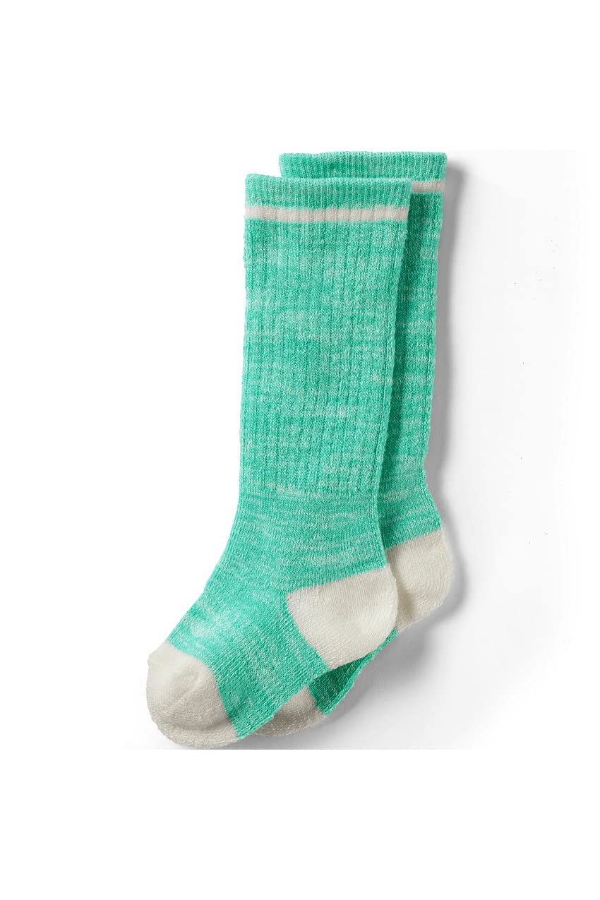 Lands' End Kids Thermaskin Heat Knee High Boot Socks - Warm Winter Socks for Girls & Boys - Perfect for Snow Boots, Hiking & Cold Weather Activities