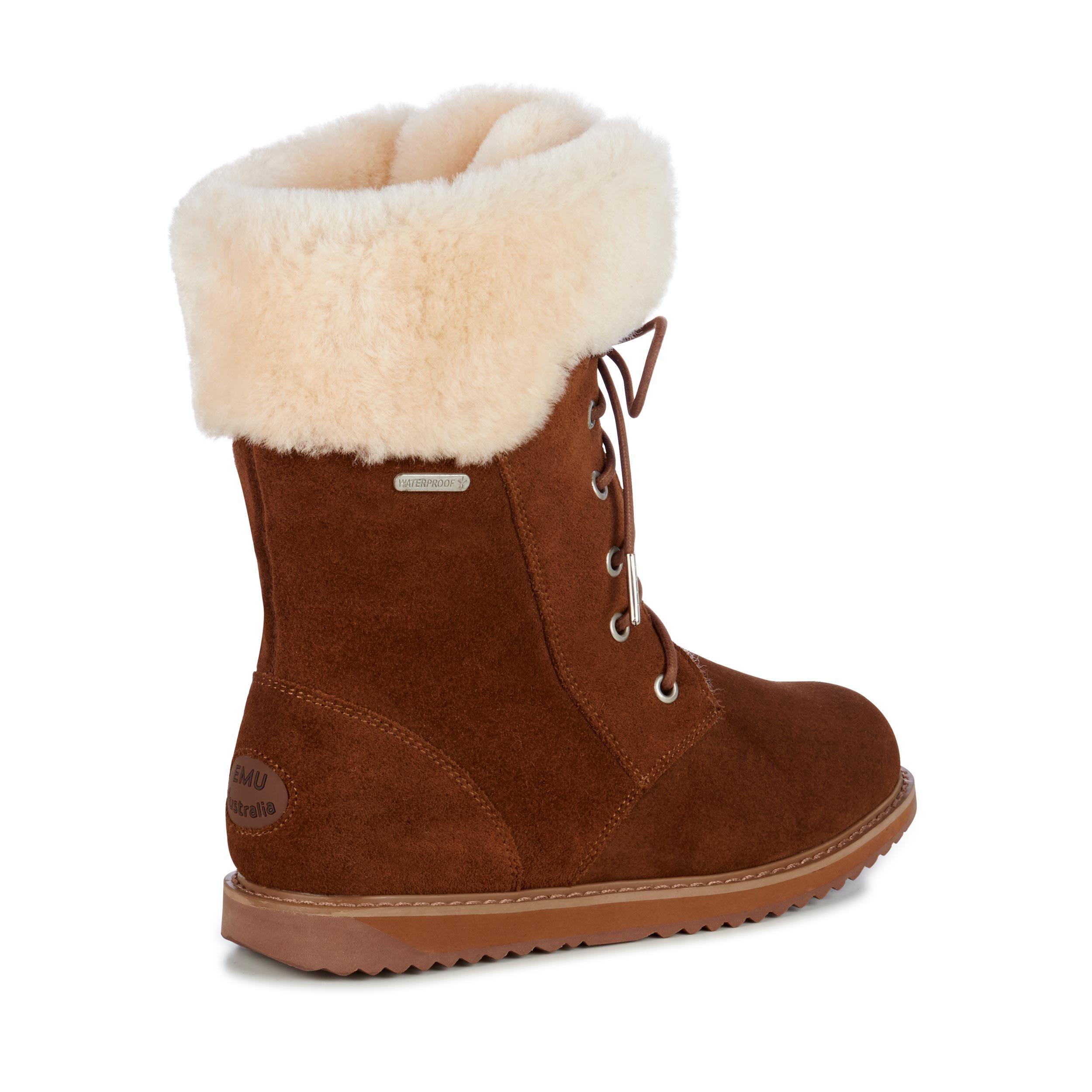 EMU Australia Women's Shoreline Boots - Waterproof Winter Boots for Women, Comfortable & Warm Snow Boots - Perfect for Hiking, Outdoor Activities & Cold Weather