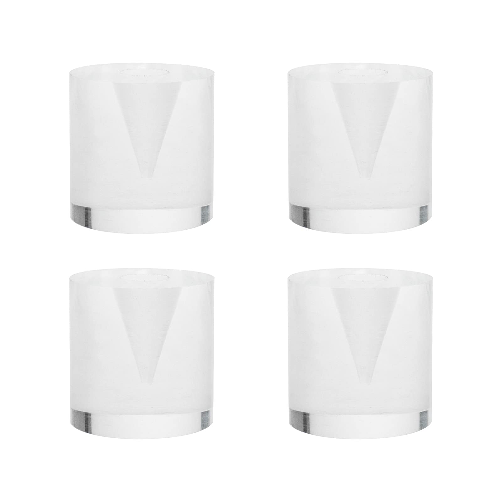 Premium Clear Acrylic Ice Cream Cone Display Stand - 1.18x1.18x1.18 Inch (Pack of 4) - Perfect for Dessert Shops, Bakeries, and Party Decorations