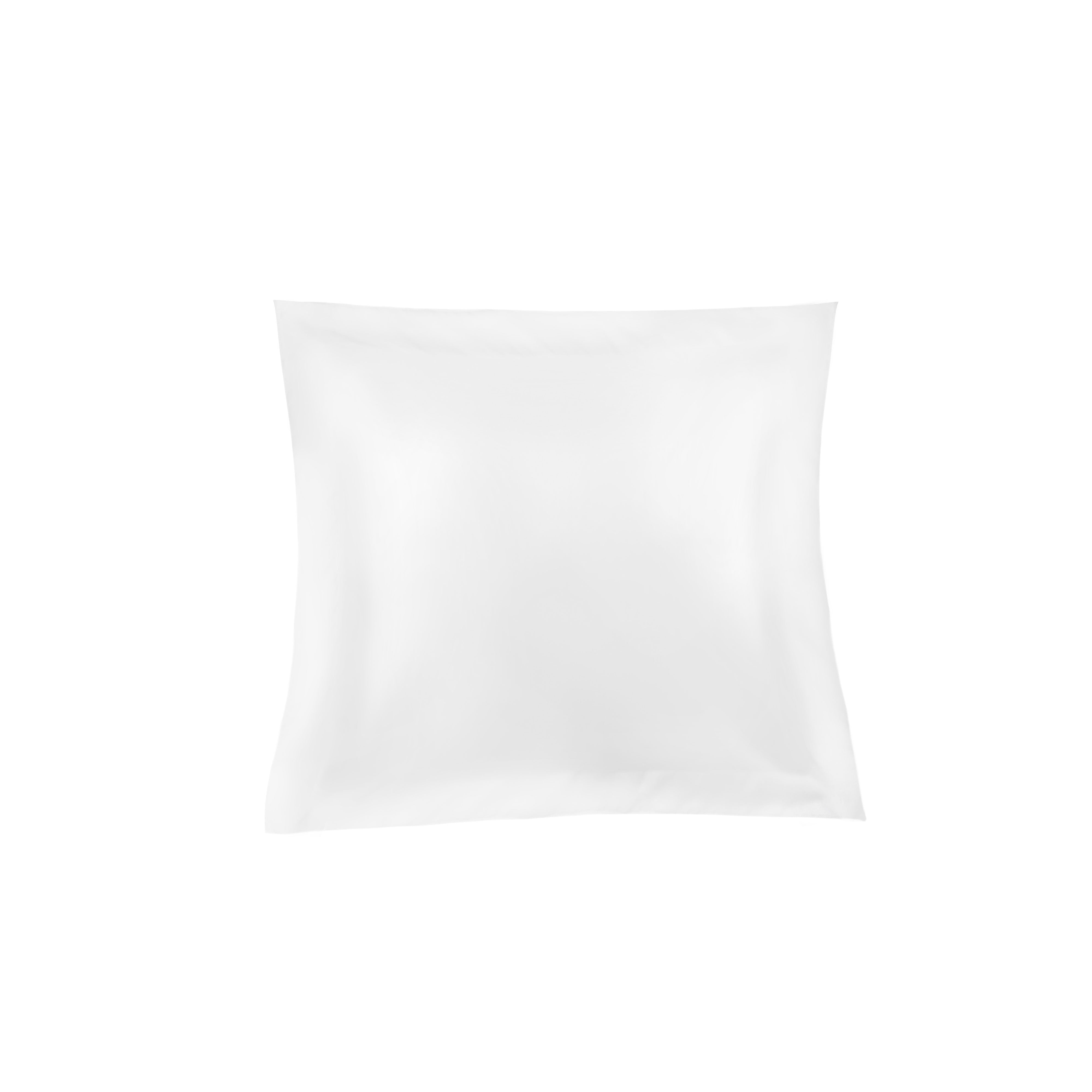 Premium TENCEL™ LF Pure White Euro Sham Pillowcase - Luxury Bedding for Master Suite & Guest Room Decor - Soft Hypoallergenic Pillow Cover for Hotels, Airbnb, and Upscale Home Styling