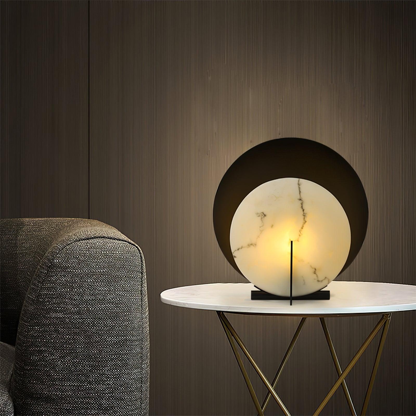 Corbett Asteria Table Lamp - Modern LED Nightstand Lamp with USB Port, Adjustable Brightness for Bedroom, Living Room, and Office Decor