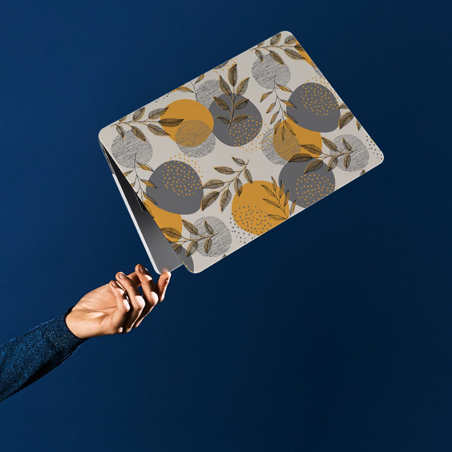 Premium Surface Laptop Case with Leaf Design - Slim Protective Cover for Microsoft Surface Laptop 1/2/3/4 - Perfect for Work, Travel & School