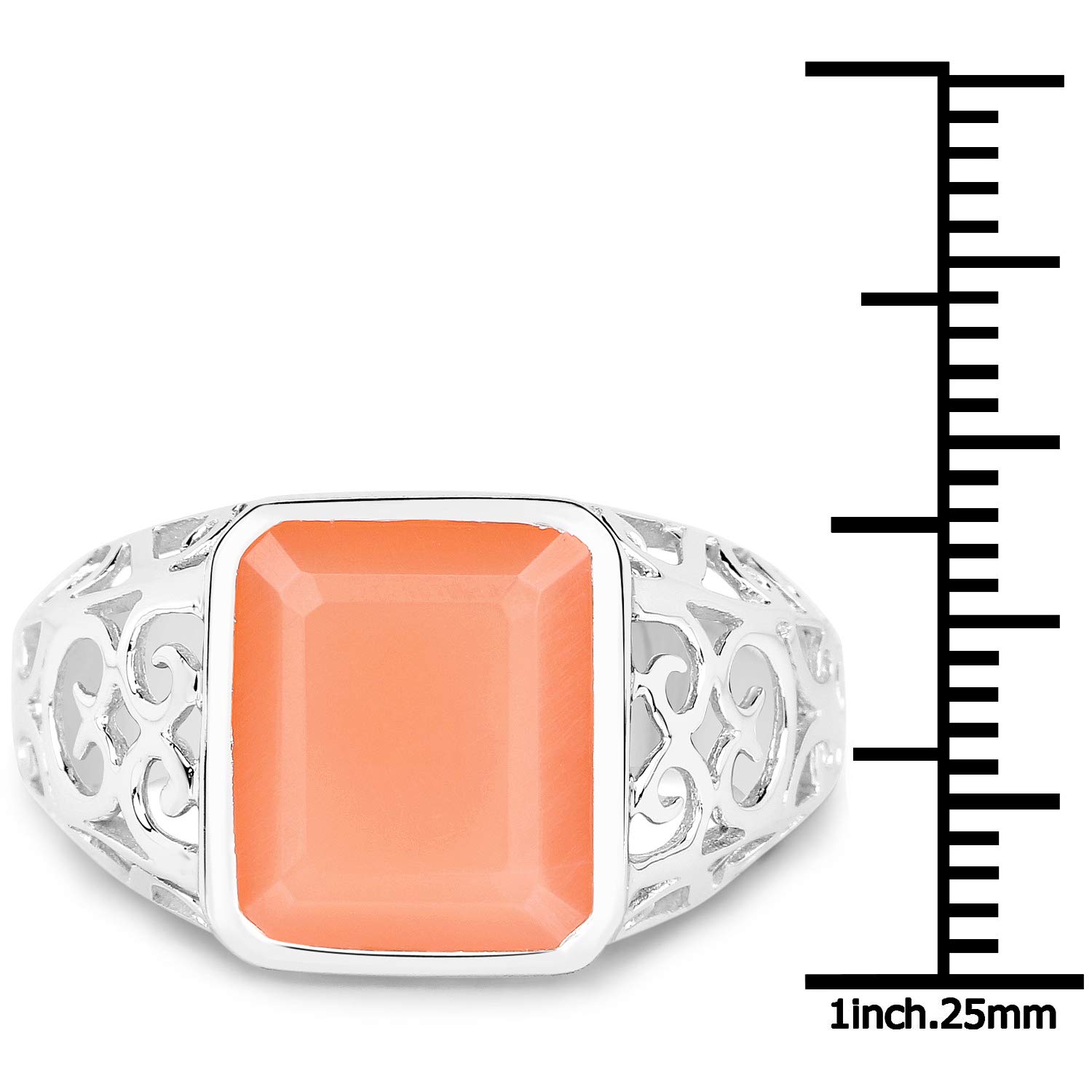 Bonyak Sterling Silver Ring for Women - Size 8.00, Elegant Stackable Band, Perfect for Everyday Wear, Gift Giving & Special Occasions
