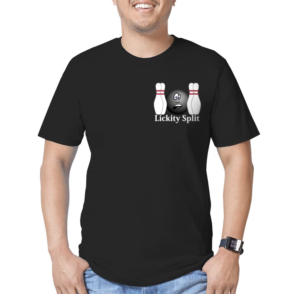 Lickity Splits Logo Men's Fitted T-Shirt - Comfortable Cotton Tee for Casual Wear & Everyday Outfits - Perfect for Parties, Gifts & Fan Apparel
