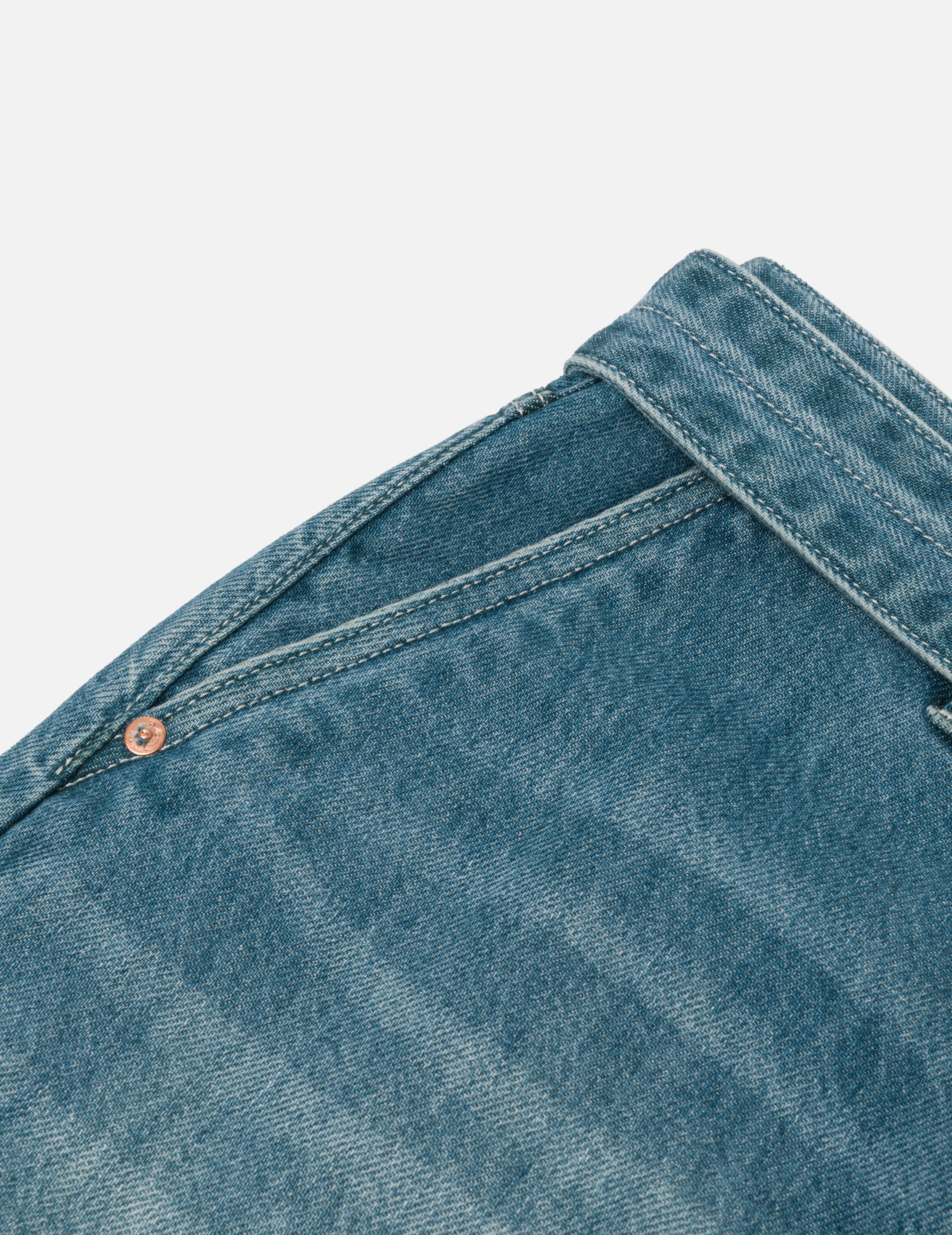 Playful Seagull Print Pocket Loose Fit Jeans for Women - High Waist Distressed Denim Pants #2038 | Casual Streetwear, Beach Outfit, Summer Fashion