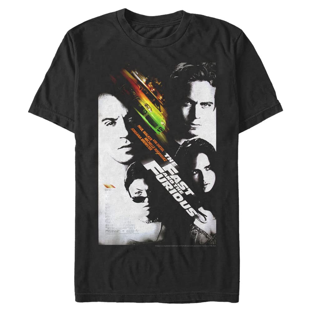 Big & Tall The Fast Poster Graphic T-Shirt for Men - Comfortable Cotton Tee with Vintage Design - Perfect for Casual Wear, Gifts & Fan Merchandise