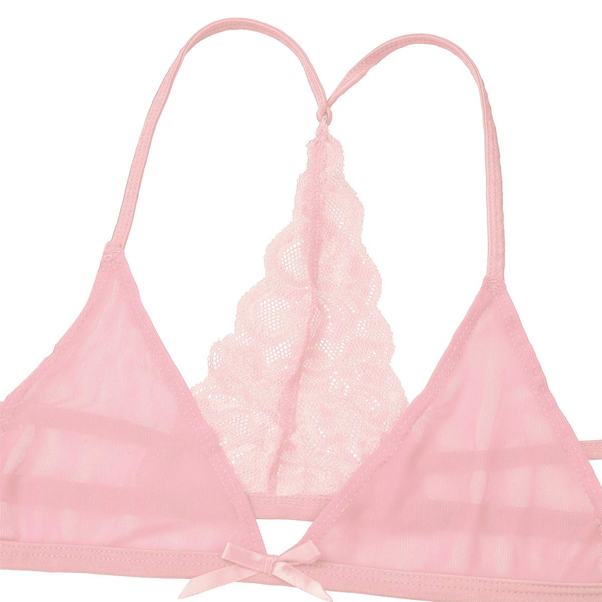 Men's Lace Bralette - Y-Back Crossdressing Training Bra for Adults | Comfortable & Feminine Underwear for Cosplay, Gender Expression & Intimate Wear