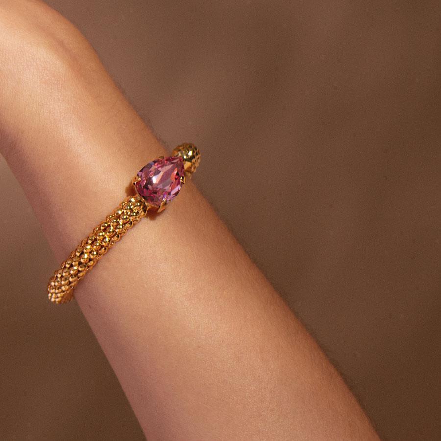 Classic Rope Bracelet for Women - Light Rose Gold Adjustable Wrap Bracelet | Boho Chic Jewelry Gift for Her | Perfect for Everyday Wear, Date Nights & Beach Outfits