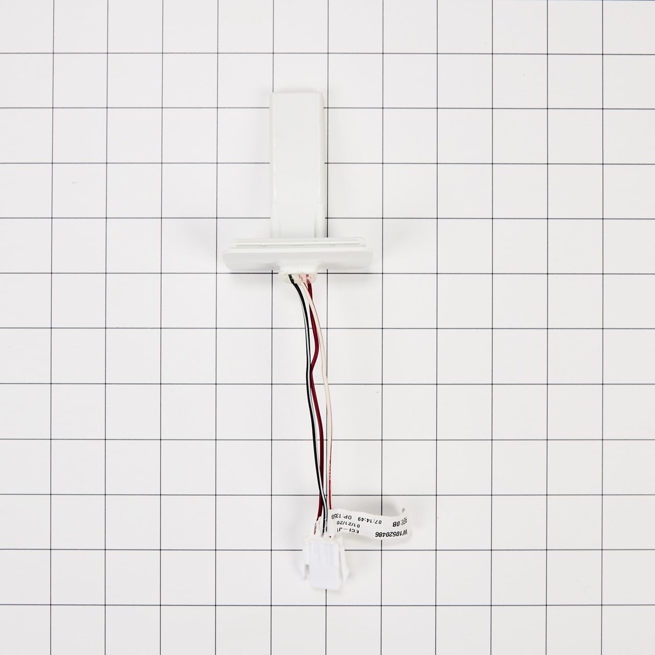 Original Whirlpool WPW10485962 W10485962 Ice Maker Sensor - Genuine OEM Replacement Part (White) - Perfect for Refrigerator Repair & Ice Machine Maintenance