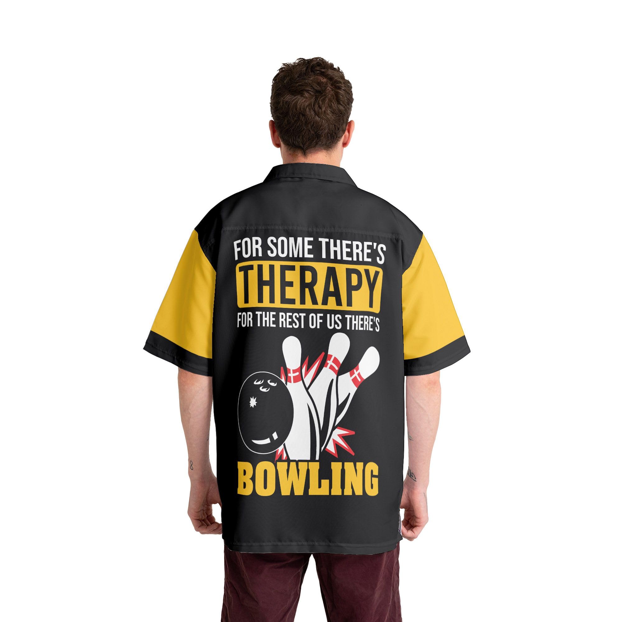 Custom Personalized Bowling Shirts with Names for Men & Women | Retro Hawaiian Style Team Bowling Shirts | Perfect for Bowling Leagues, Tournaments & Themed Parties