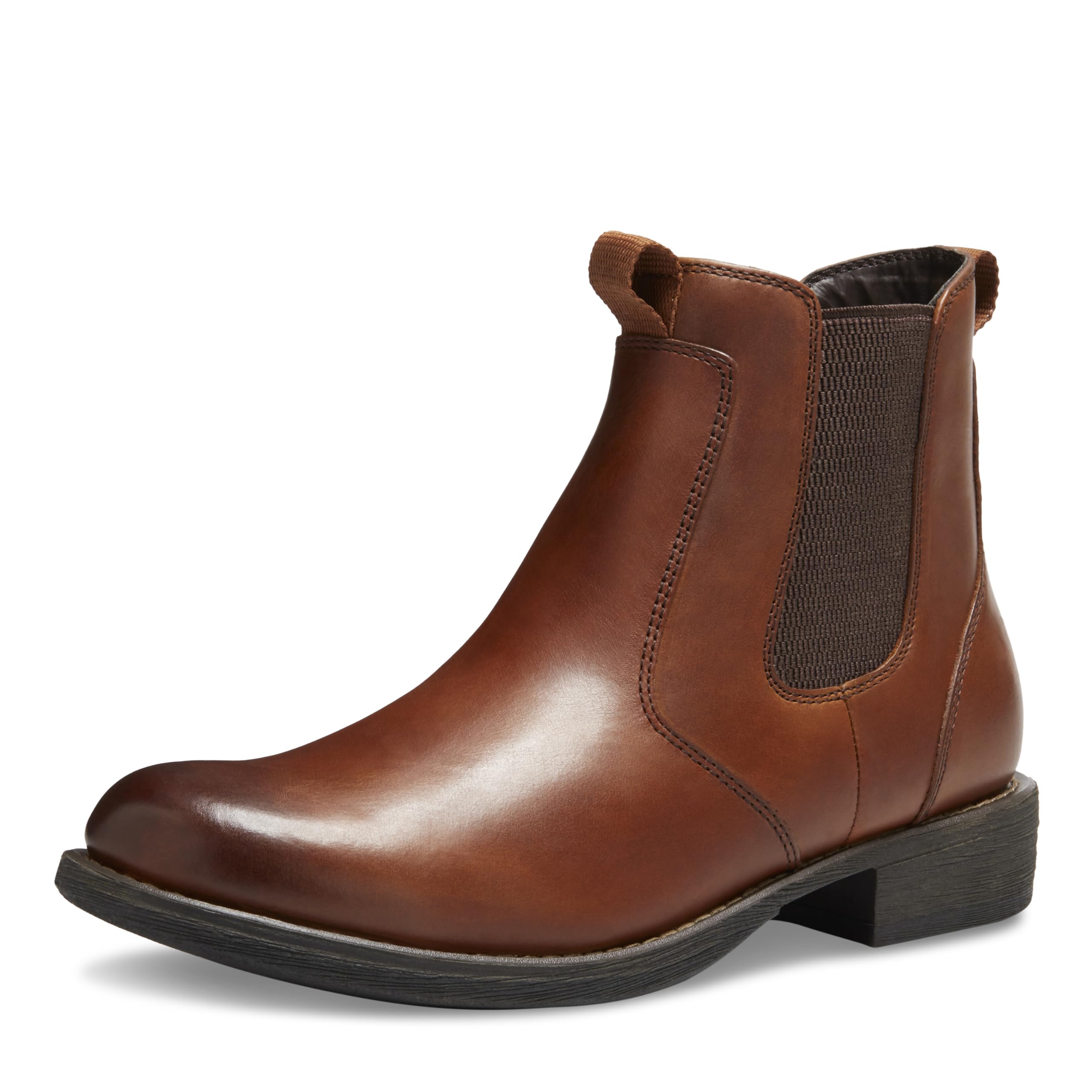 Eastland Men's Chelsea Boots - Comfortable Leather Ankle Boots for Everyday Wear, Tan Brown, Size 13 - Perfect for Casual Outfits, Office & Outdoor Activities