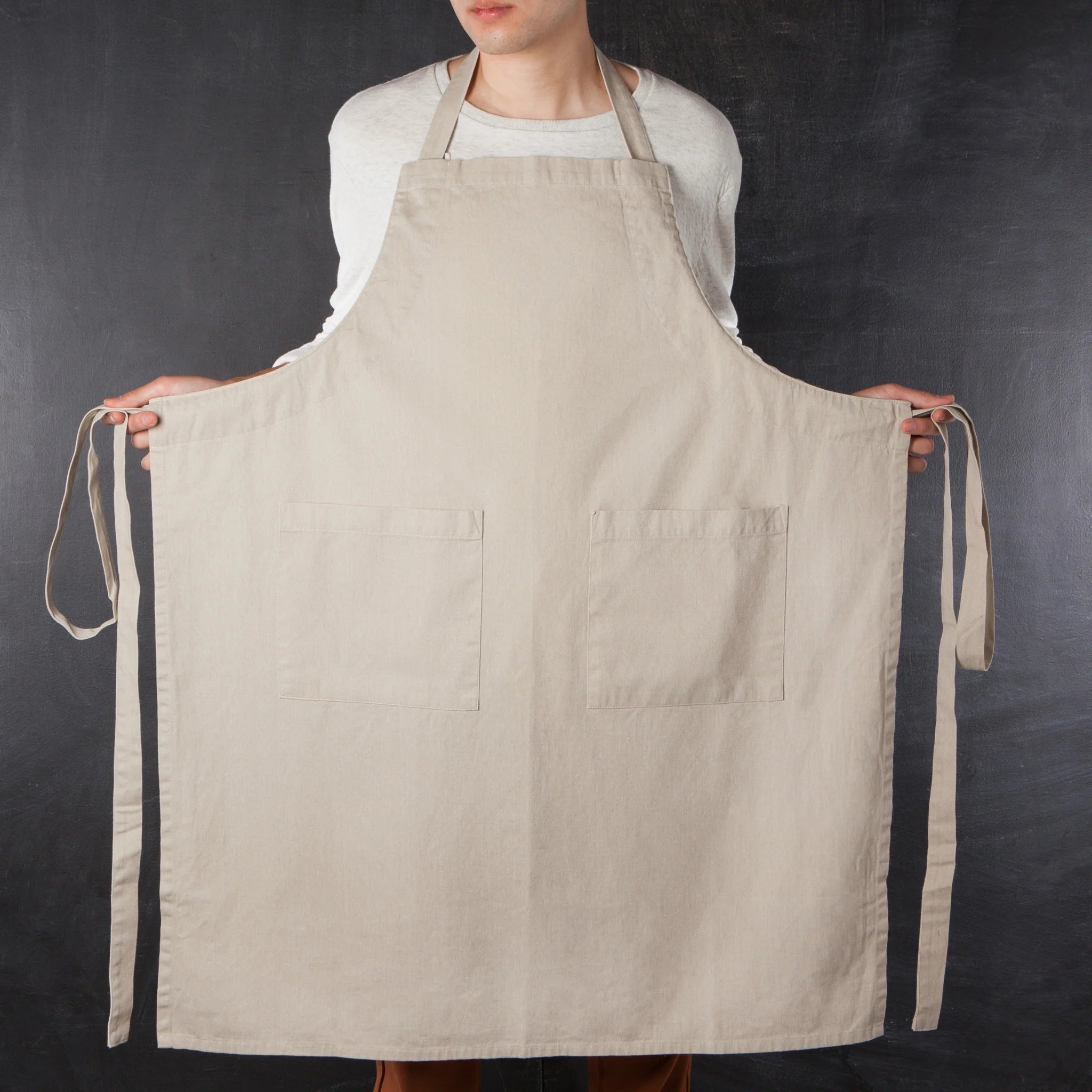 Stonewash Heirloom Dove Apron - Vintage Style Kitchen Apron for Cooking, Baking & Grilling - Perfect Gift for Chefs & Home Cooks