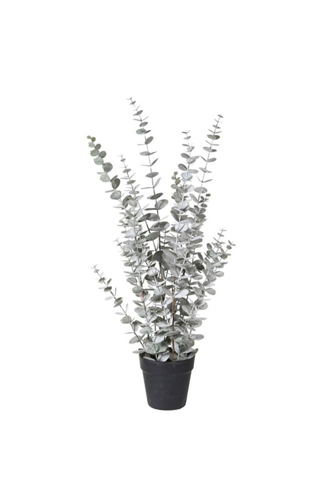 Artificial Eucalyptus Plant in Pot - Realistic Fake Greenery for Home Decor, Office, Wedding & Event Centerpieces