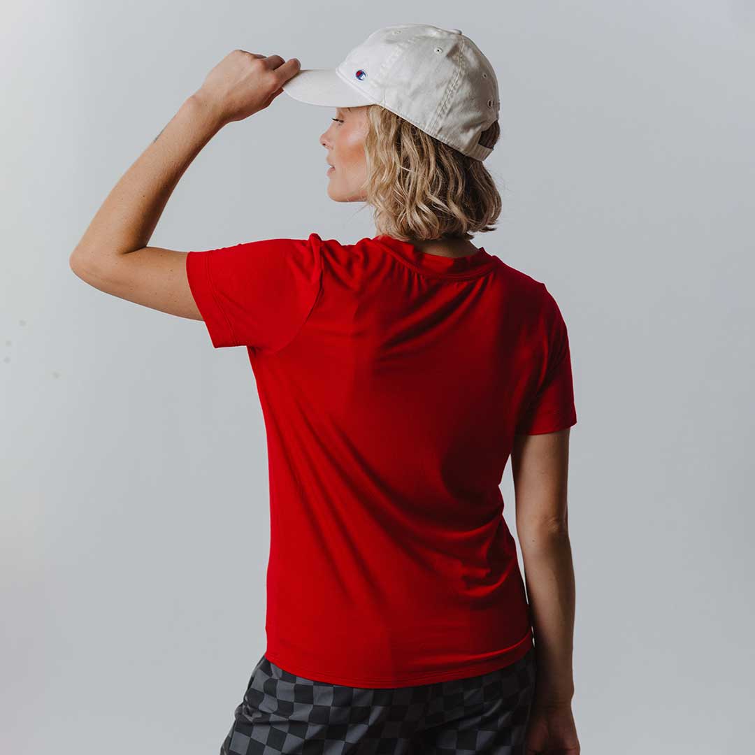 Utah Boyfriend T-Shirt - Red Utah Football Team Fan Apparel - Perfect for Game Day, Tailgating & Casual Wear