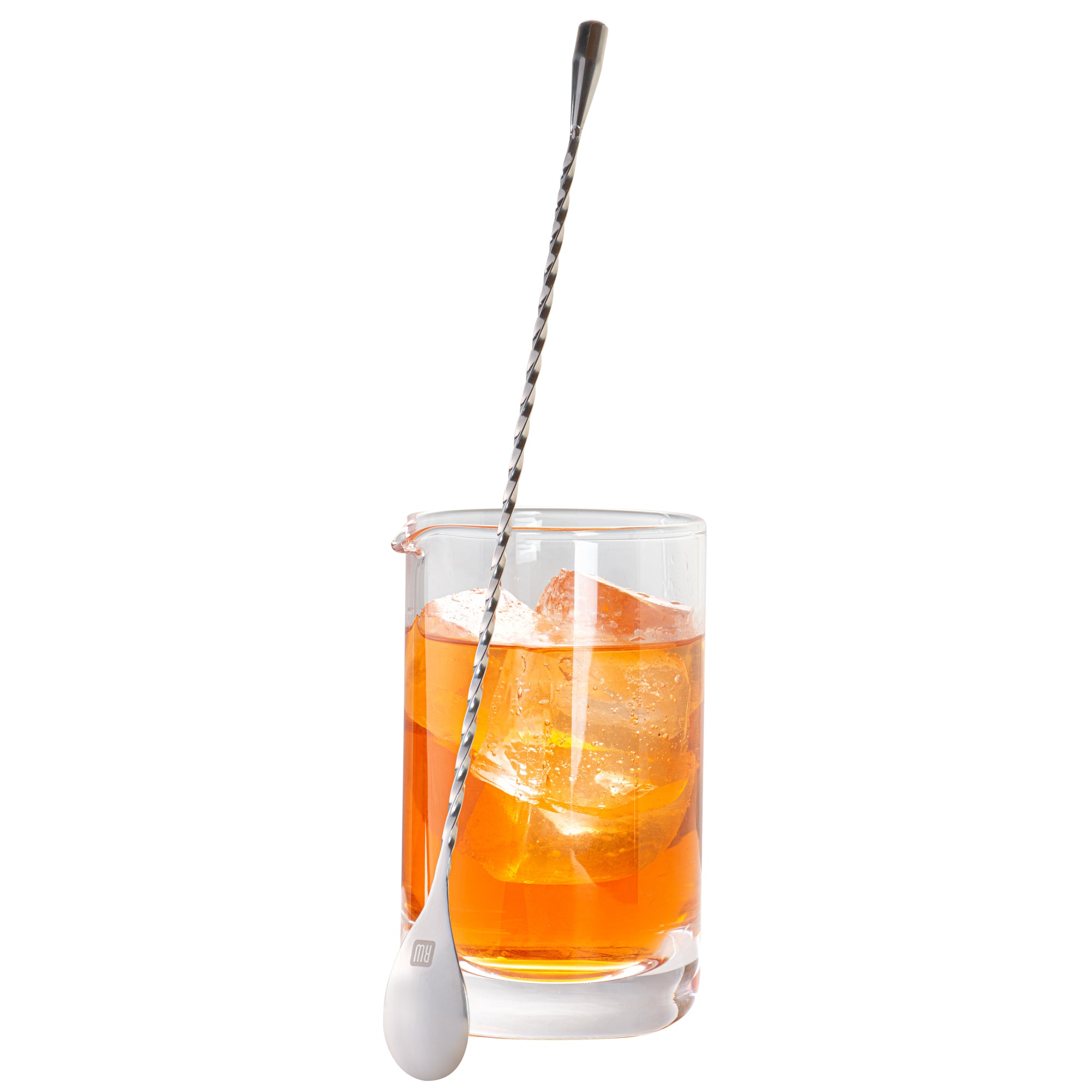 Premium Bar Lux Stainless Steel Belicoso Barspoon - 12-Inch Professional Cocktail Mixing Spoon (1 Count) - Perfect for Bartenders, Home Bars & Craft Cocktail Enthusiasts