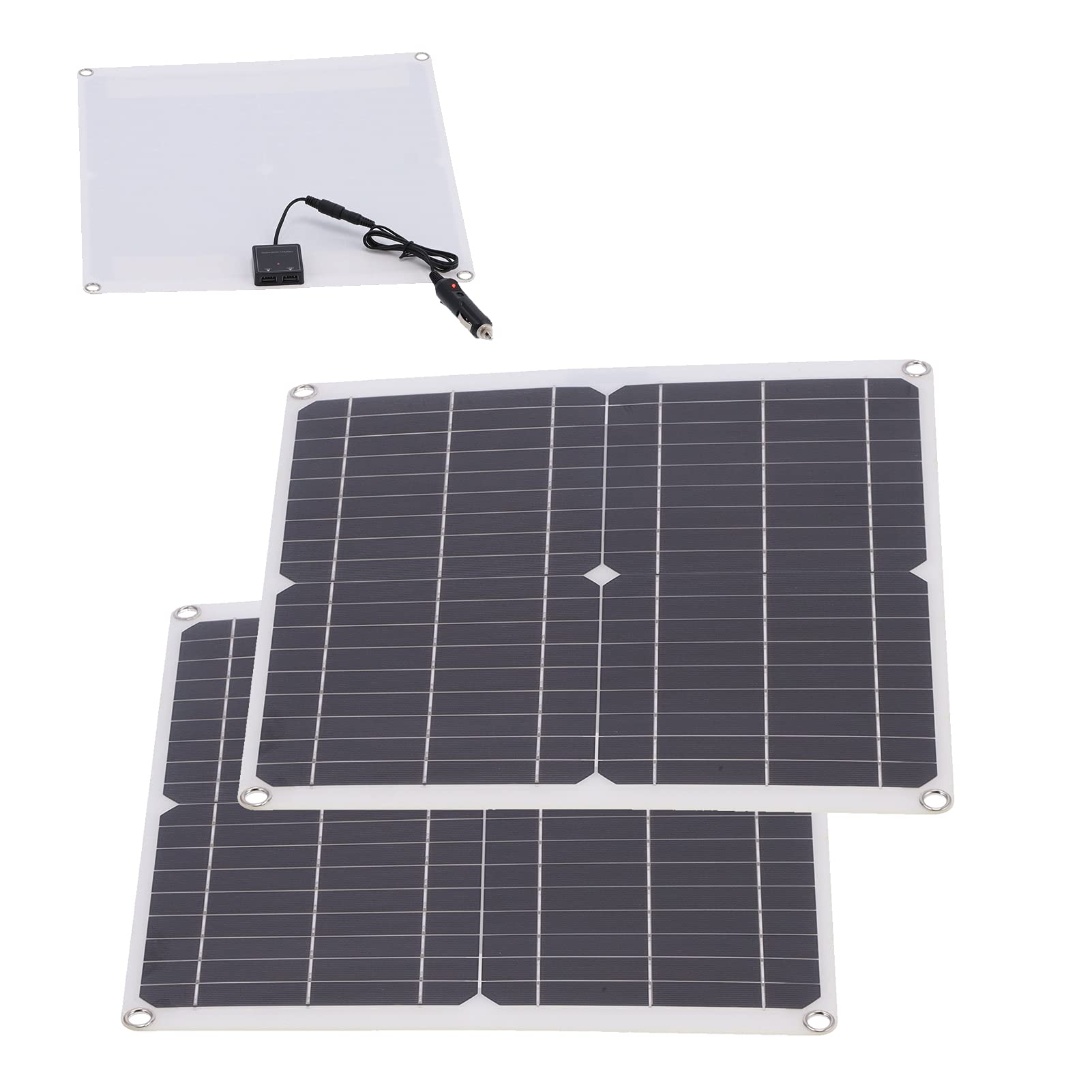 Luroze 100W Portable Solar Panel Kit - High Efficiency 12V Solar Charger for Car Batteries, RVs, Boats | Perfect for Camping, Road Trips & Outdoor Adventures