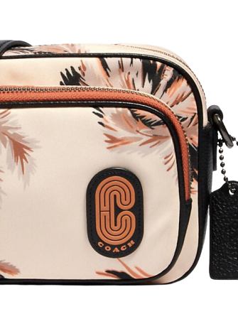 Coach Court Crossbody Bag with Glowing Palm Print - Stylish Leather Shoulder Purse for Women, Perfect for Date Night, Shopping & Travel Accessories