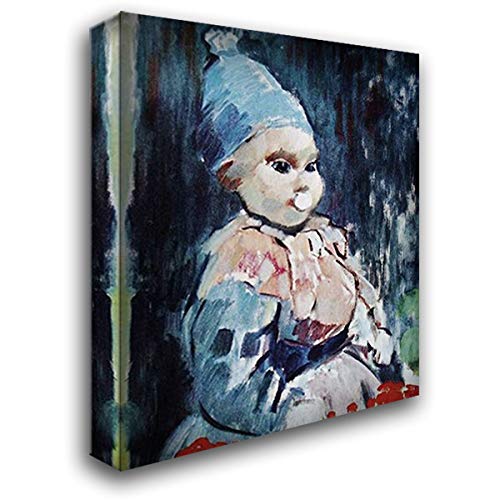 Blue Cap Baby 20x22 Gallery Wrapped Canvas Art Print by Rik Wouters - Nursery Decor, Kids Room Wall Art, Baby Shower Gift