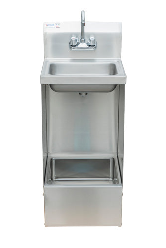 Nella OM47246 Commercial Hand Sink with Floor Mop Sink - Ideal for Restaurants, Hospitals & Janitorial Use