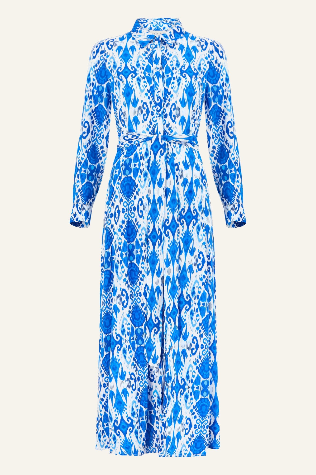 Eliza EcoVero™ Women's Sustainable Shirt Dress - Blue & White Stripe | Casual Summer Dress for Beach, Office & Everyday Wear