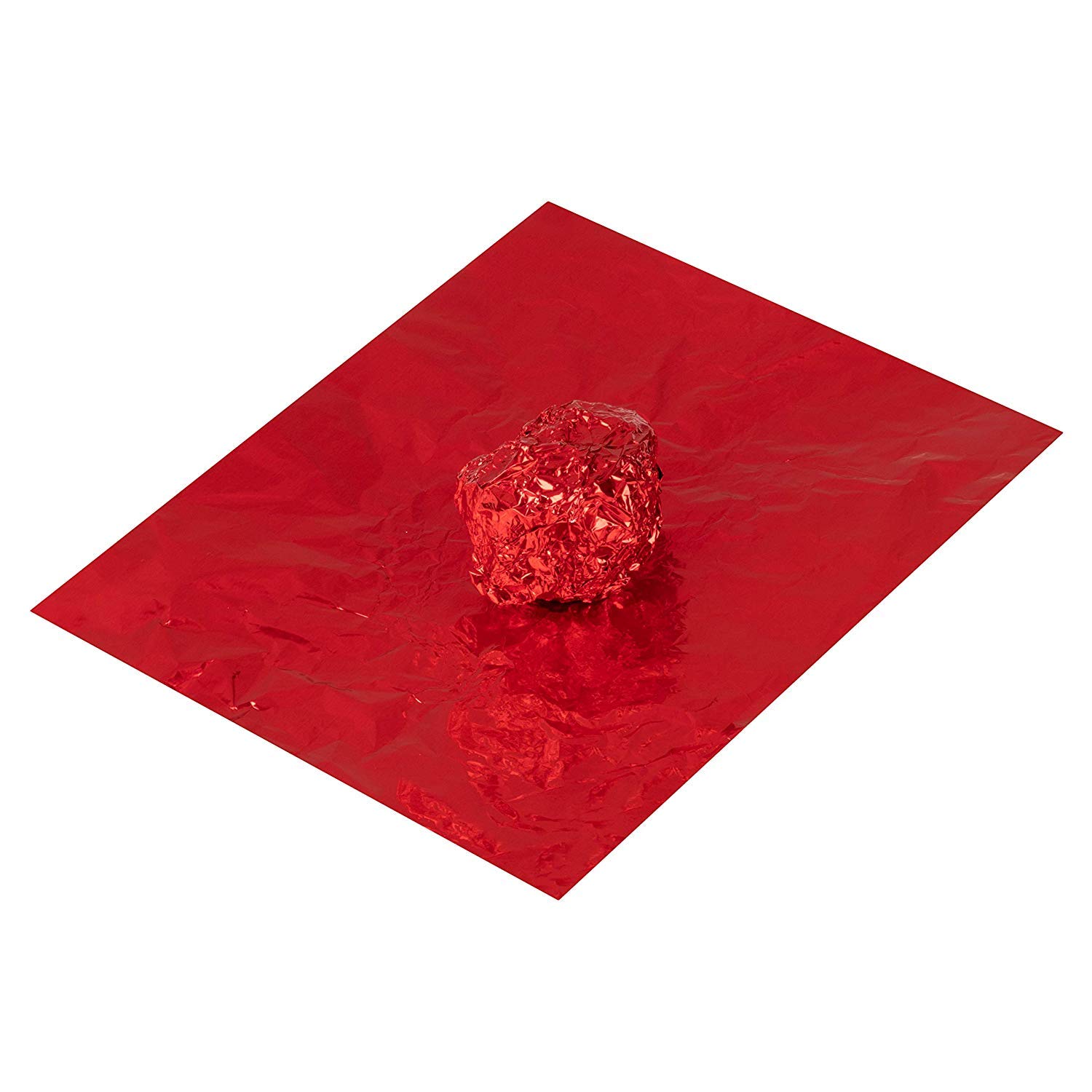 Premium HOME REPUBLIC RED Chocolate Candy Wrappers - Food-Grade Aluminum Foil for Homemade Caramel, Candy Bars & DIY Treats Packaging | Perfect for Holiday Gifts, Party Favors & Baking Supplies