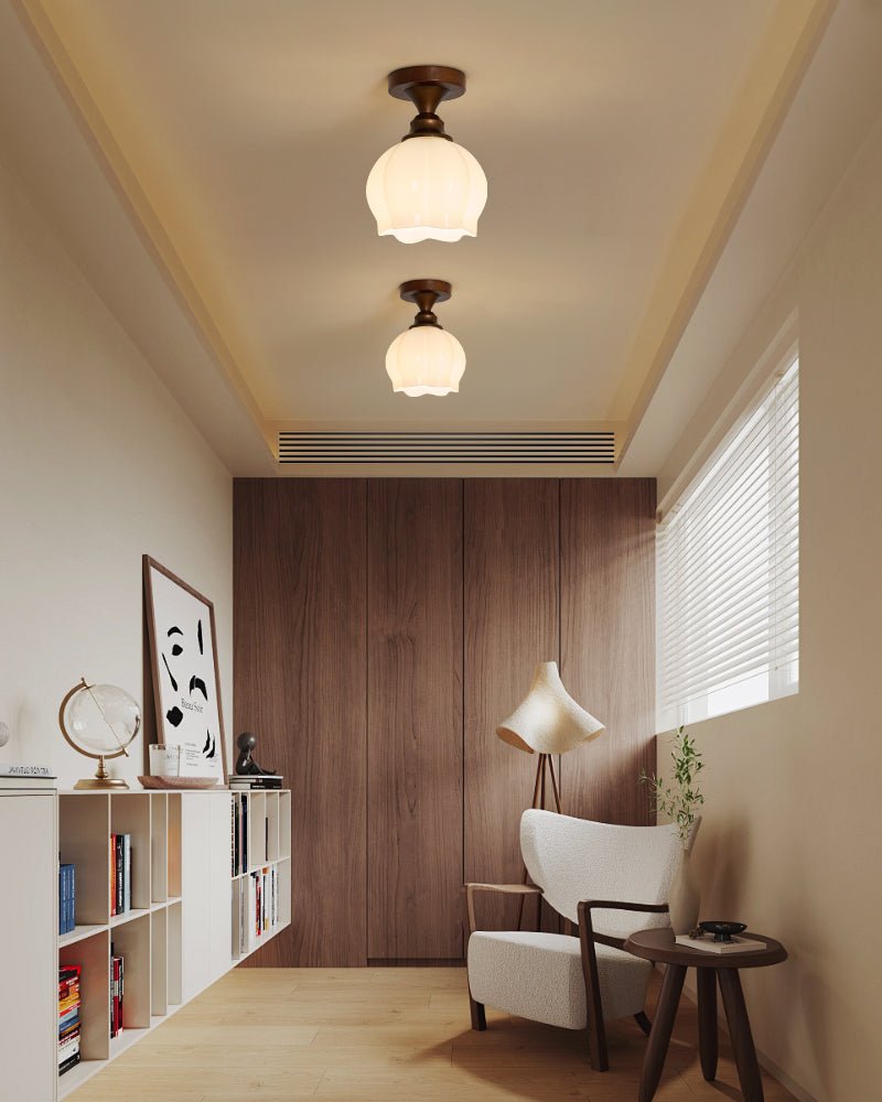Marcellis Modern Ceiling Lamp - Energy Efficient LED Light Fixture for Living Room, Bedroom, Kitchen & Dining Room | Dimmable Indoor Lighting with Easy Installation