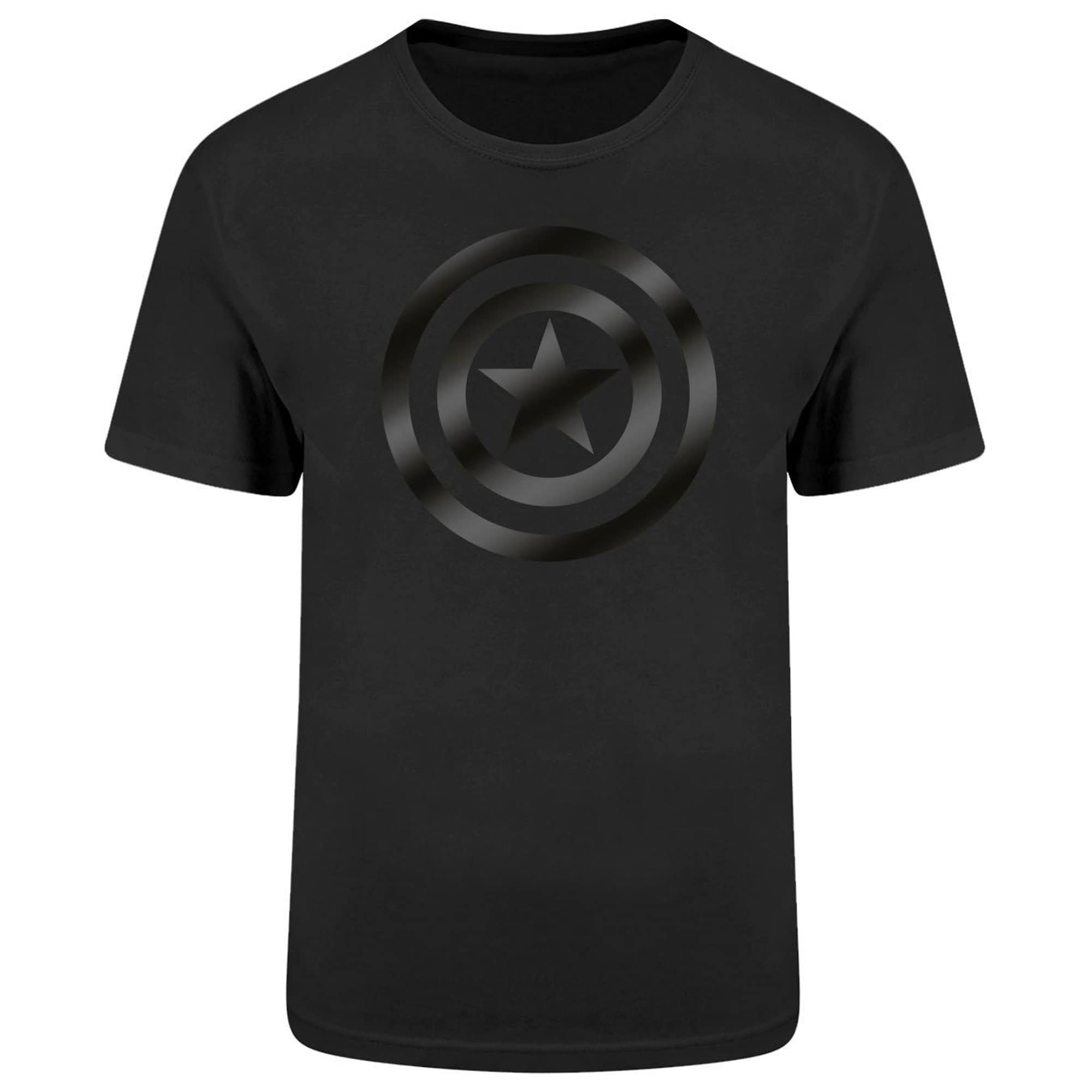Captain America Shield Graphic T-Shirt for Men & Women | Marvel Superhero Unisex Tee | Casual Wear, Cosplay & Comic Con Outfit
